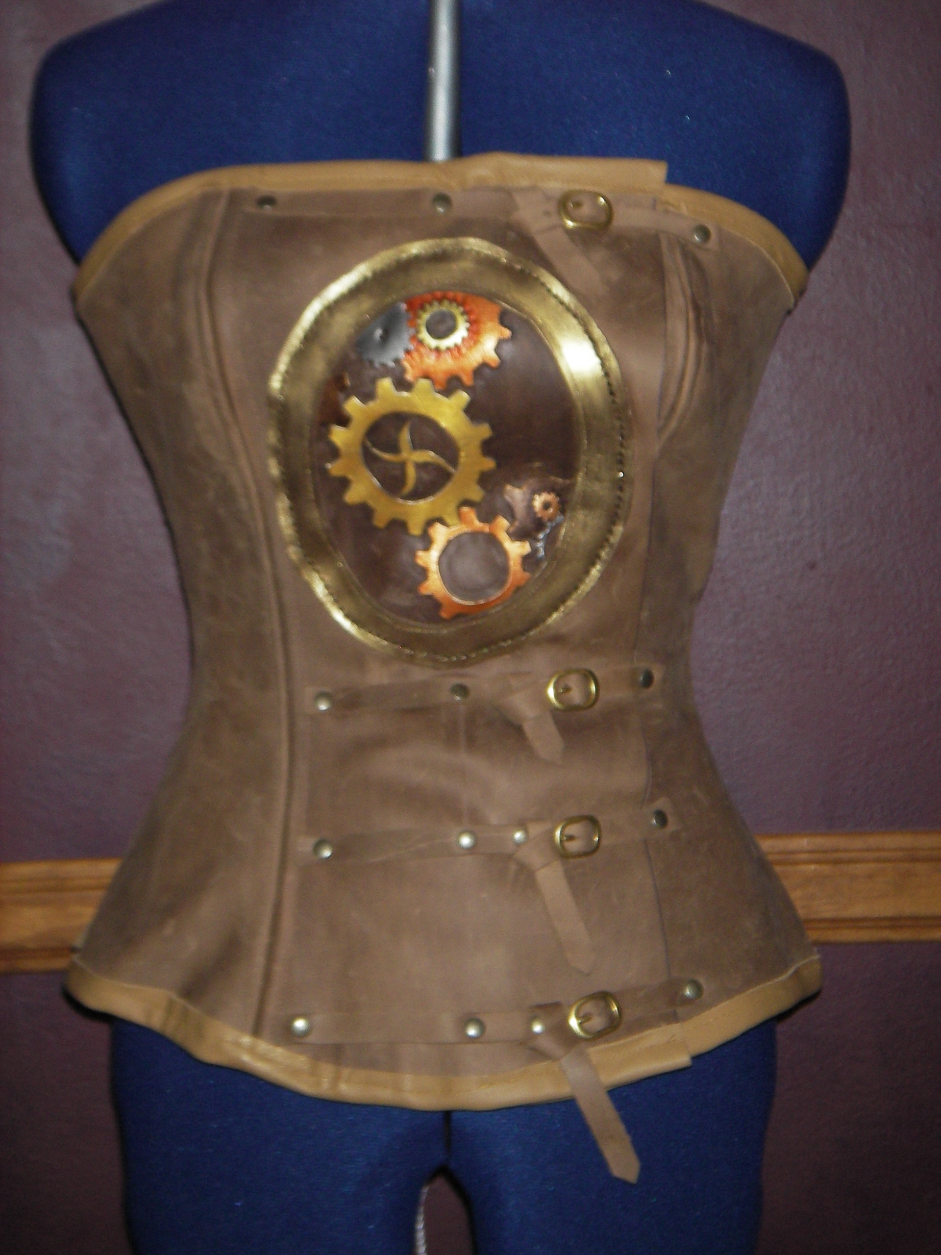 Leather Clockwork Corset Instructables
