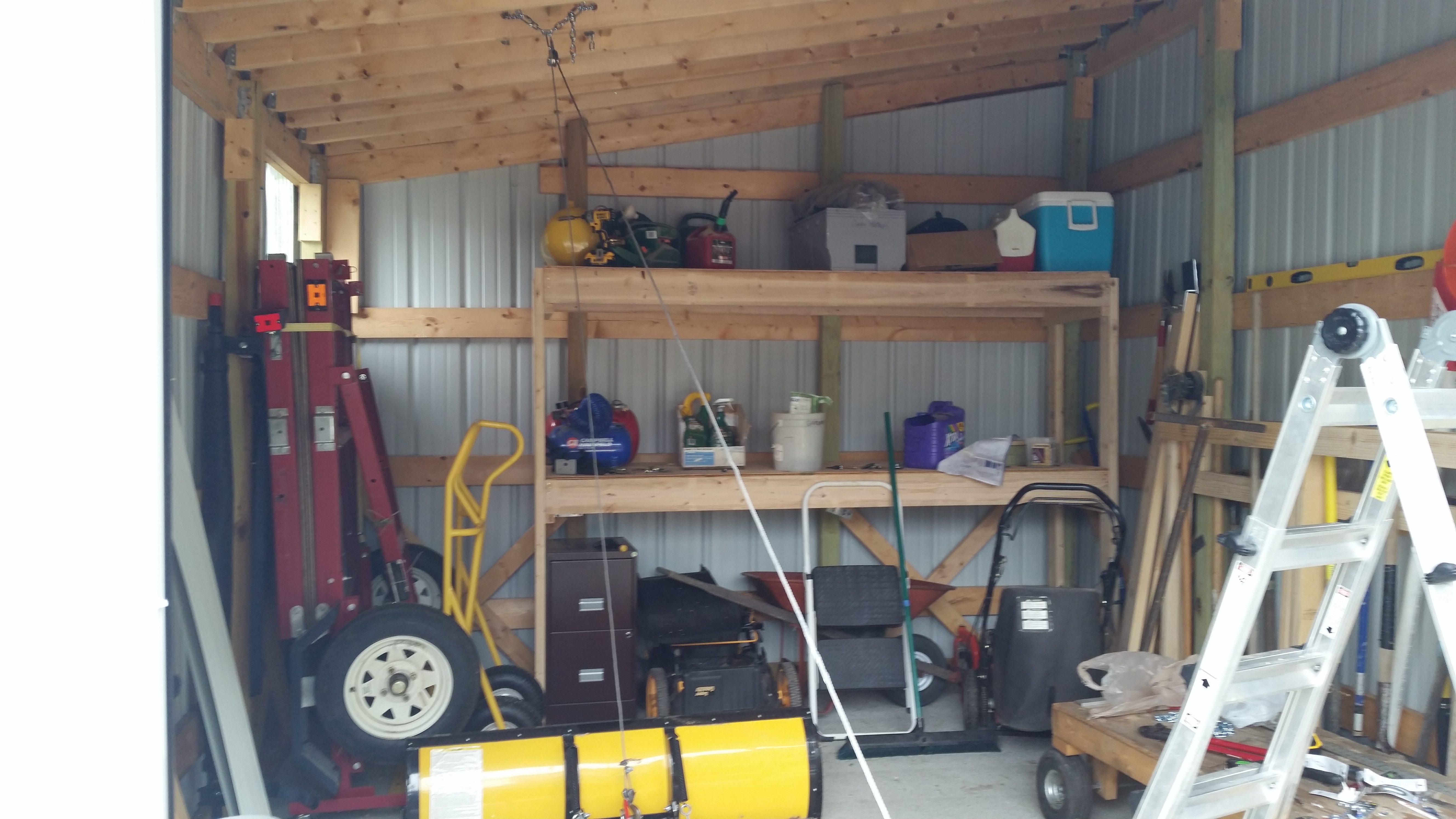 ATV Snow Plow Rafter Storage 7 Steps (with Pictures) Instructables