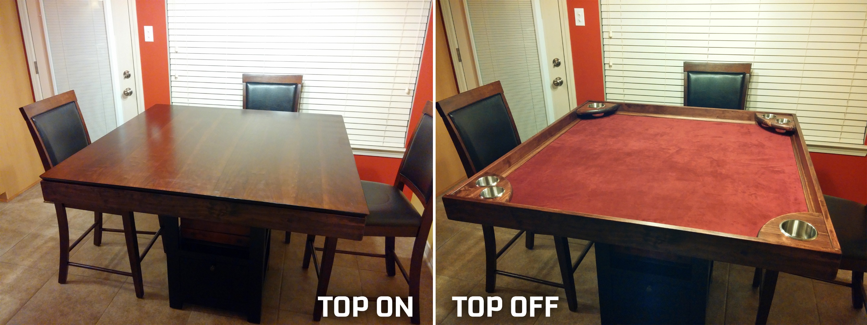 DIY Game Table Conversion 14 Steps (with Pictures) Instructables
