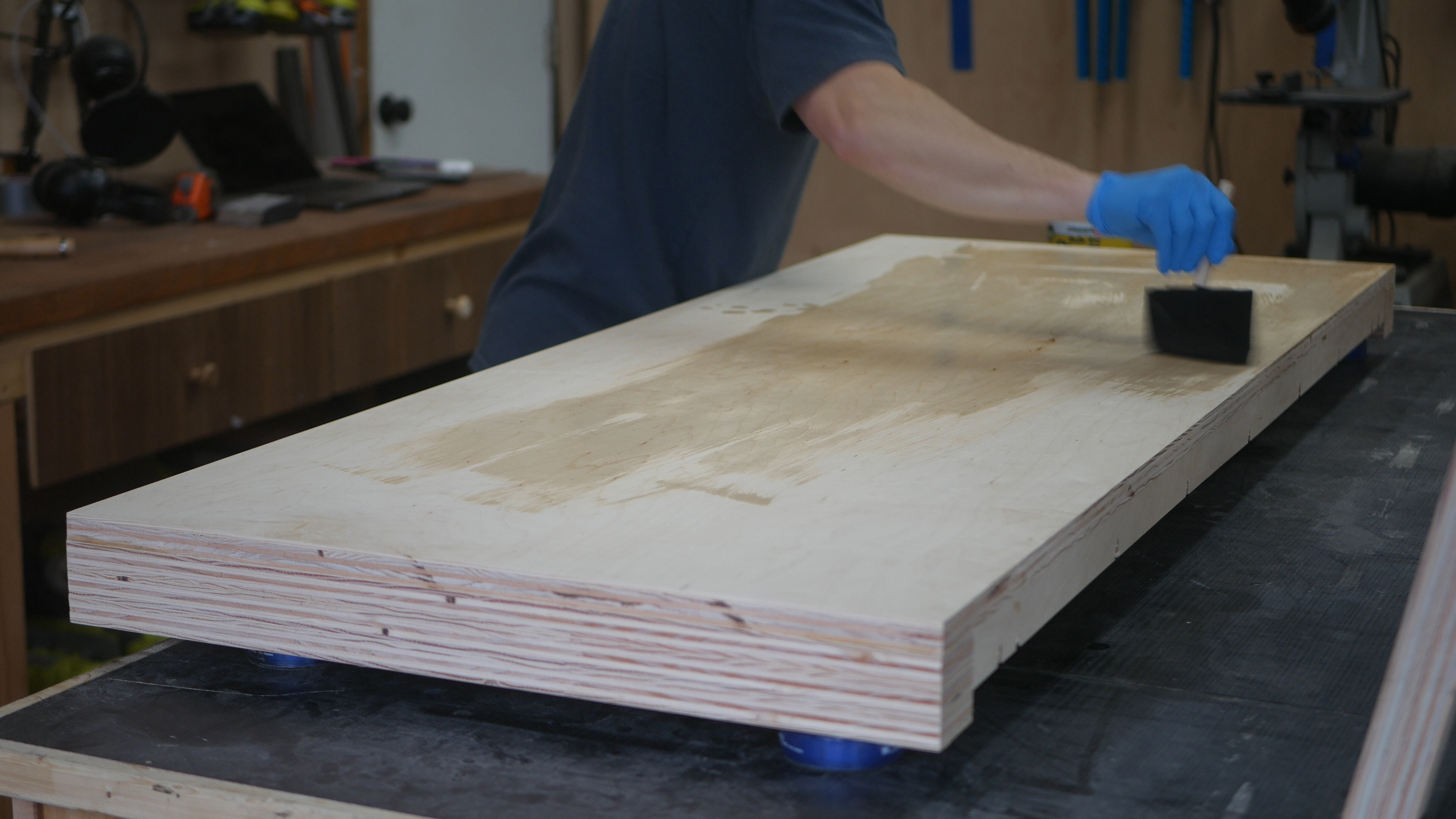 DIY Modern Plywood Desk 16 Steps (with Pictures) Instructables