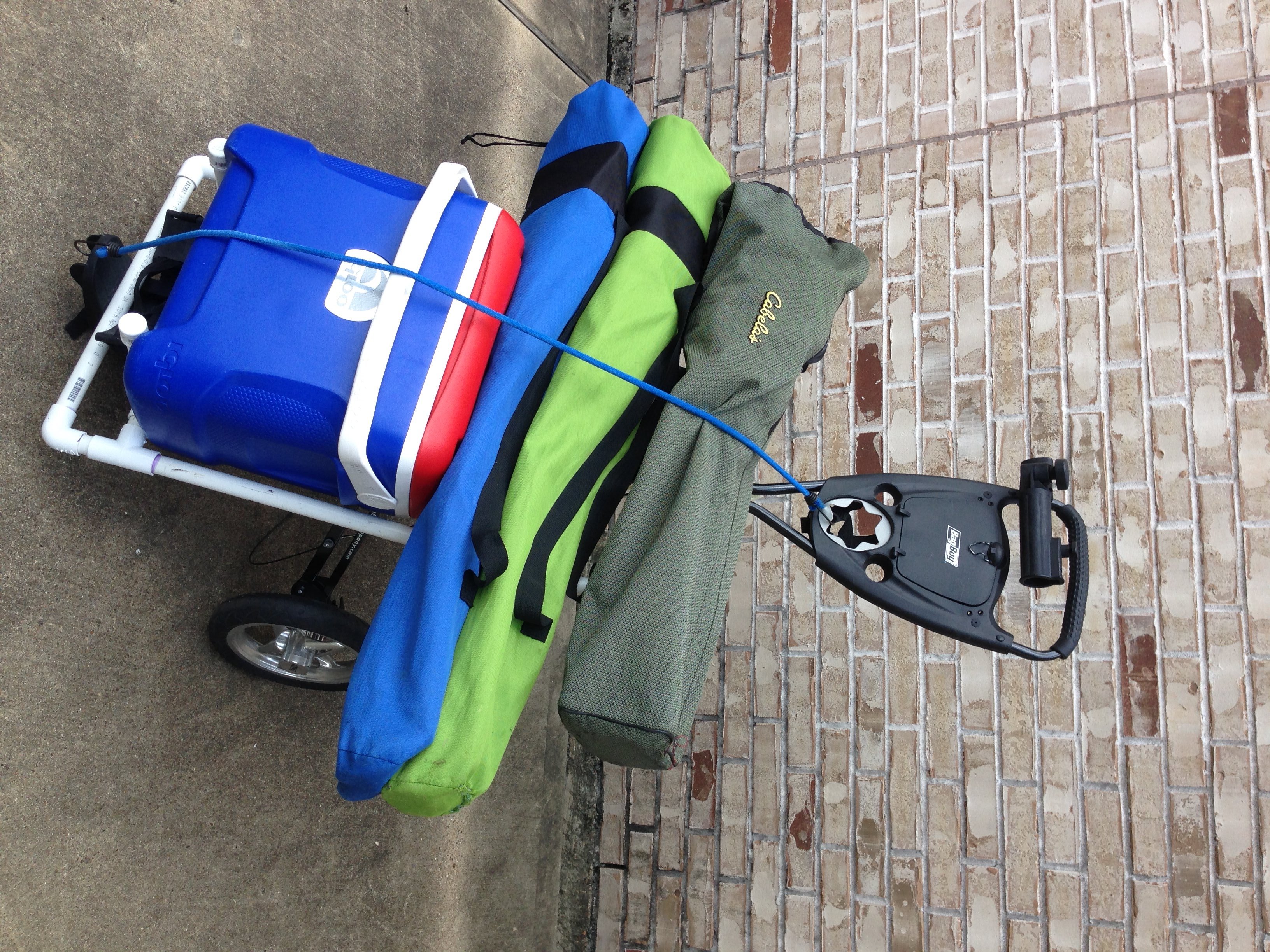 Folding Outdoor Dolly / Pull Cart / Gear Hauler 3 Steps (with Pictures) Instructables