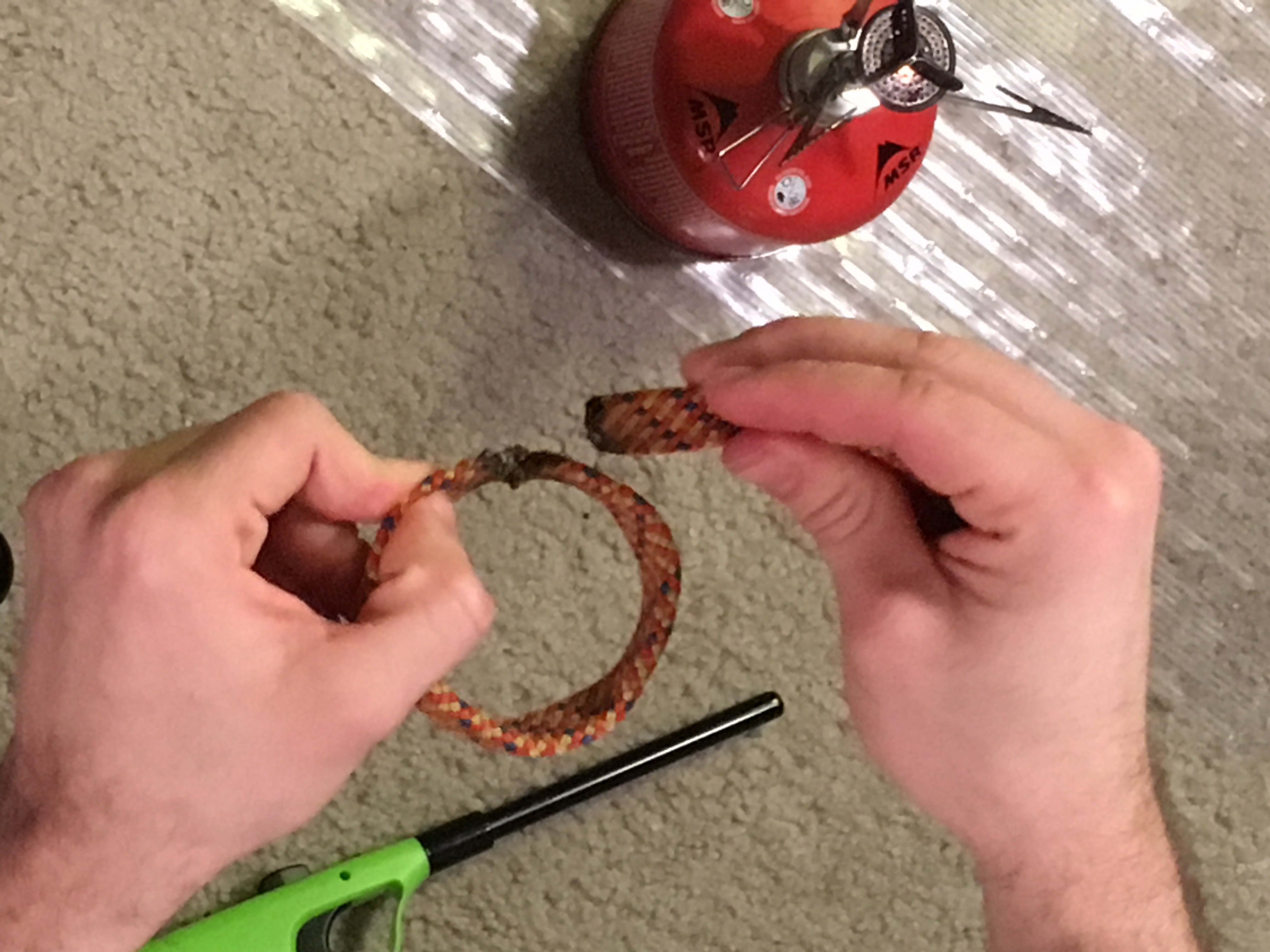 Rock Climbing Rope Bracelet 4 Steps Instructables