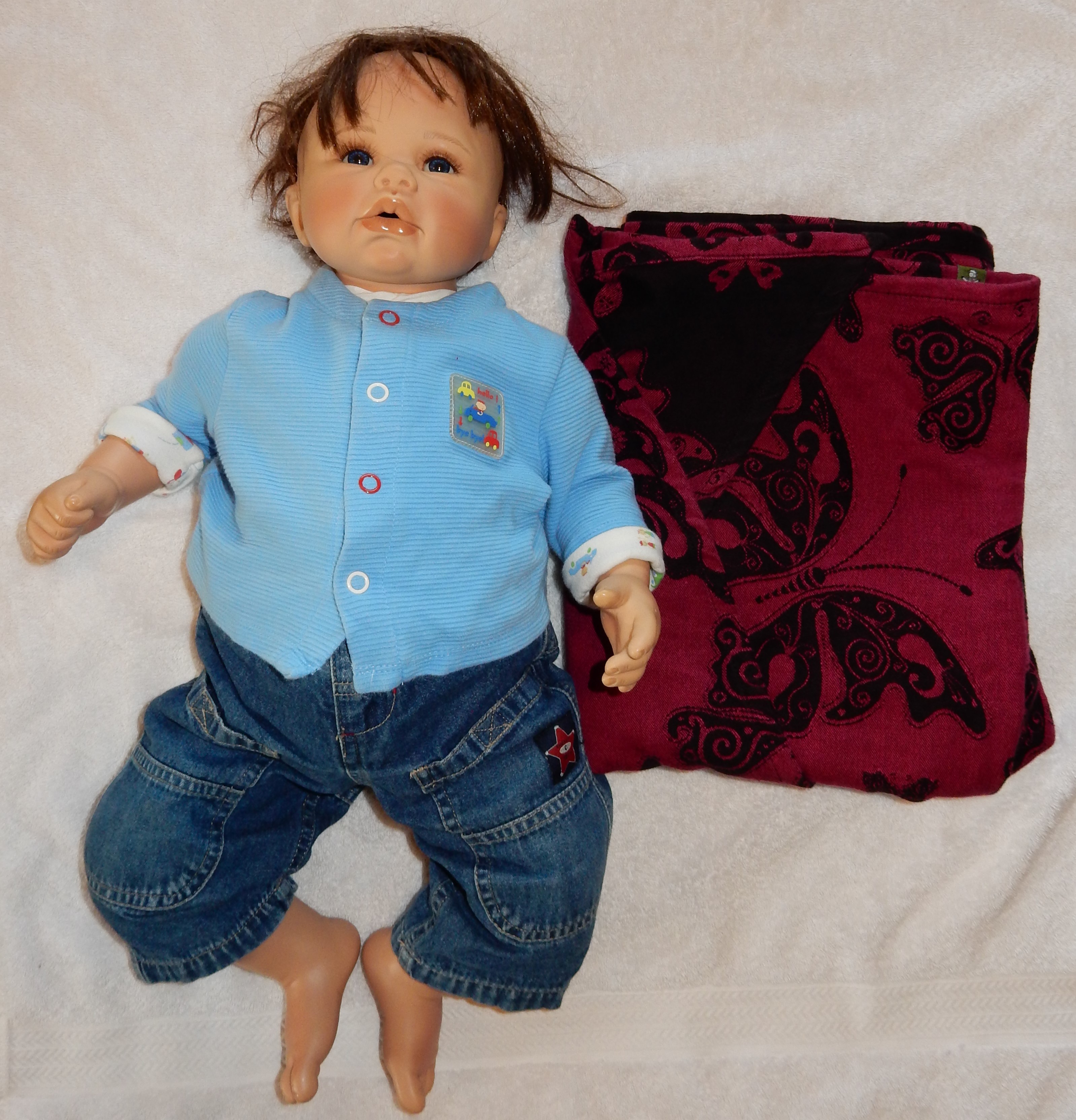 How to Tie a Kangaroo Carry With a Woven Baby Wrap 24 Steps