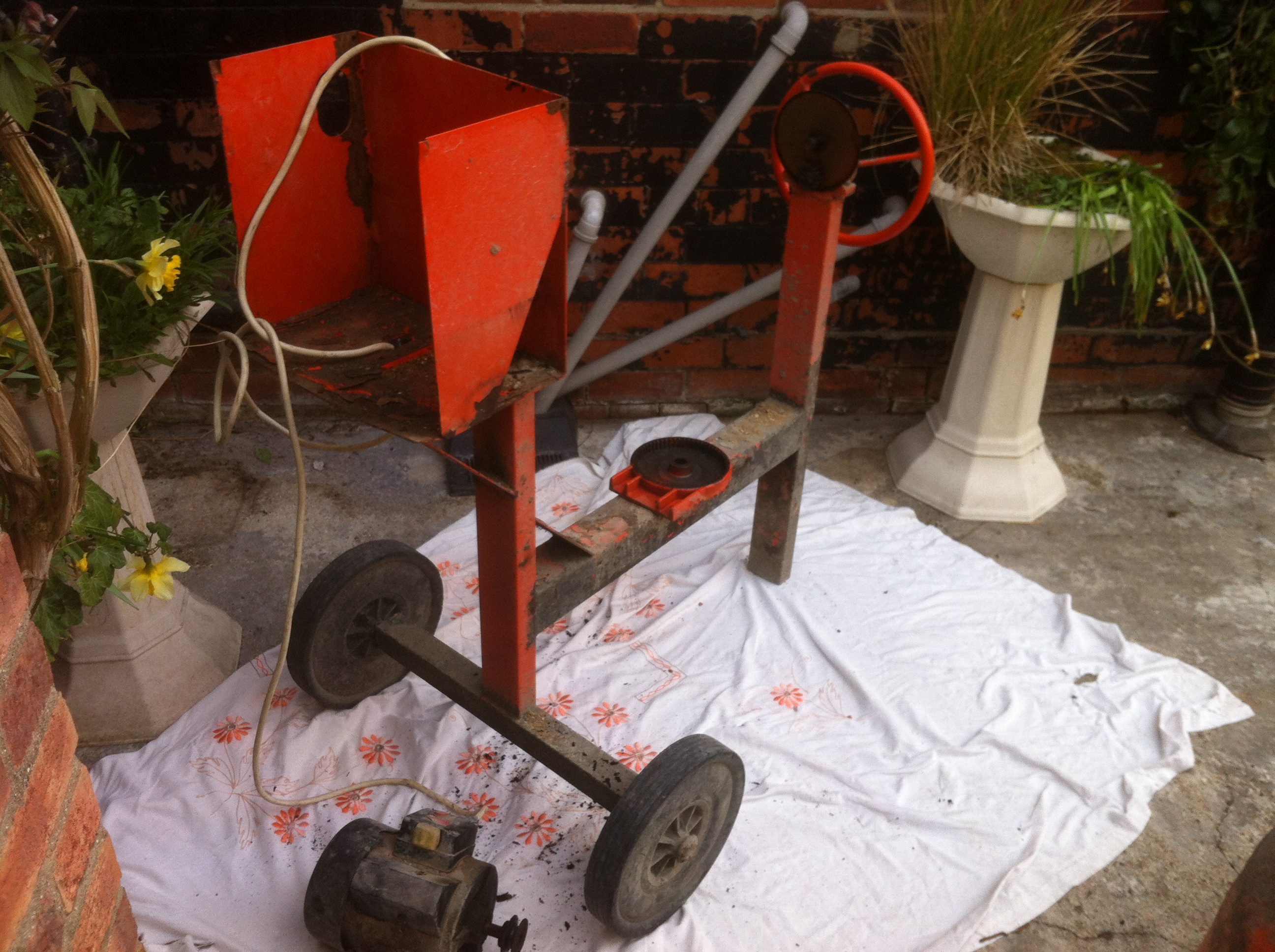 Belle Maxi 140 Concrete Mixer Overhaul 4 Steps Instructables