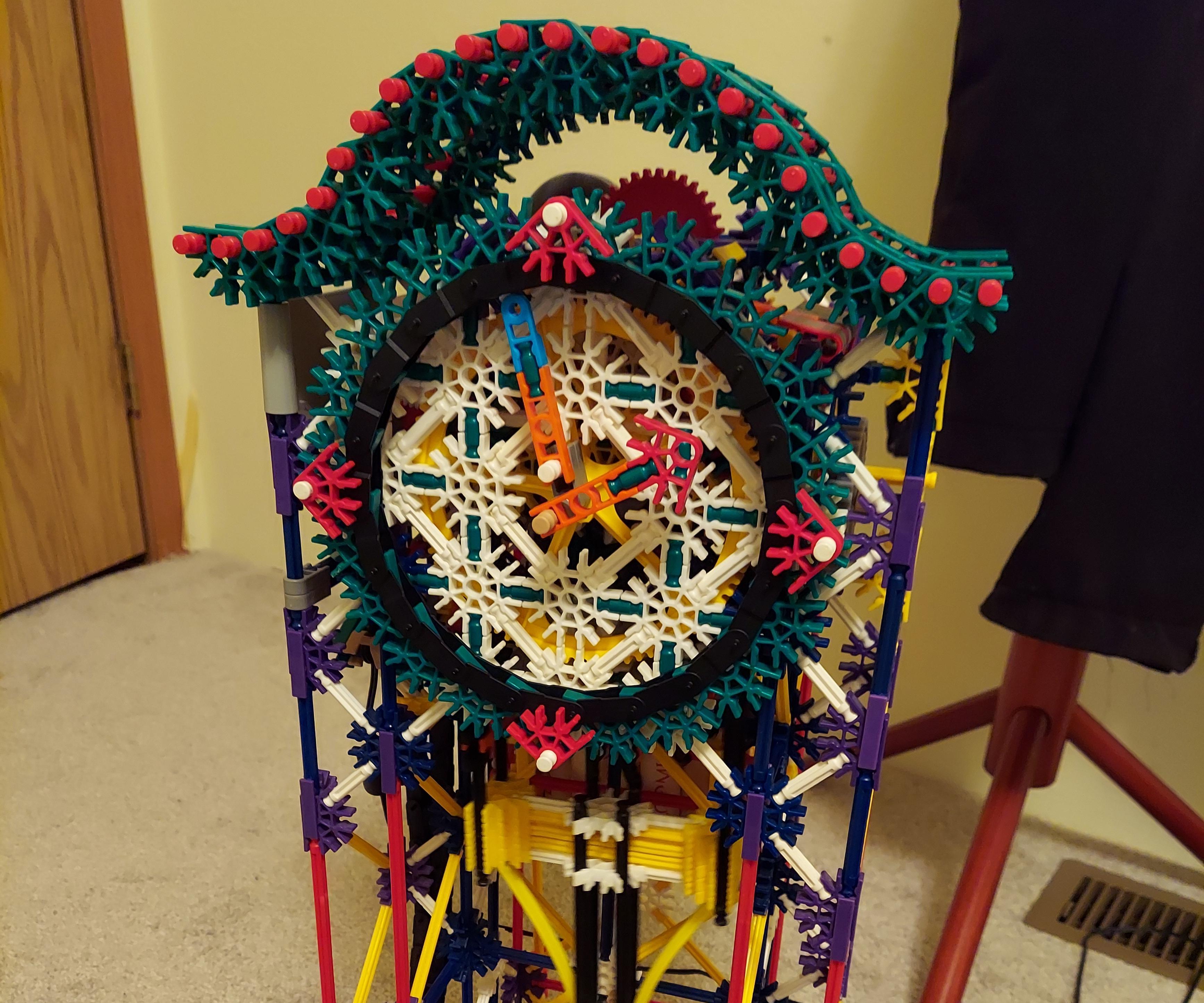 K'nex Mini Grandfather Clock 34 Steps Instructables