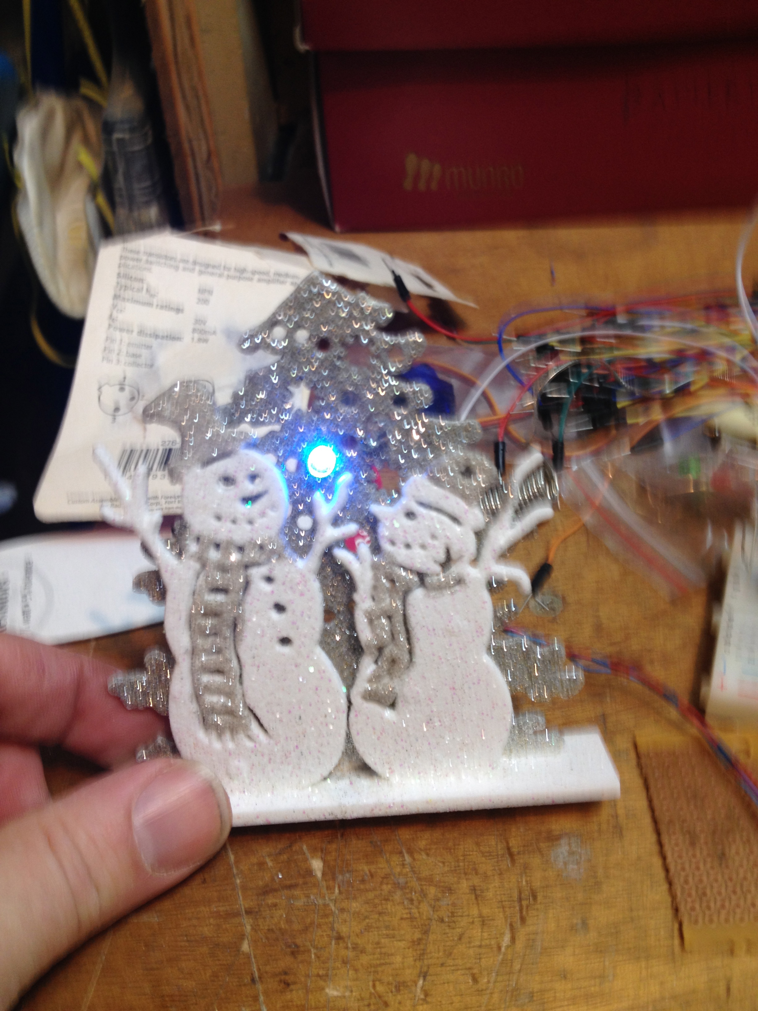 Christmas Tree Water Level Alarm Ornament No More Thirsty Trees! 7