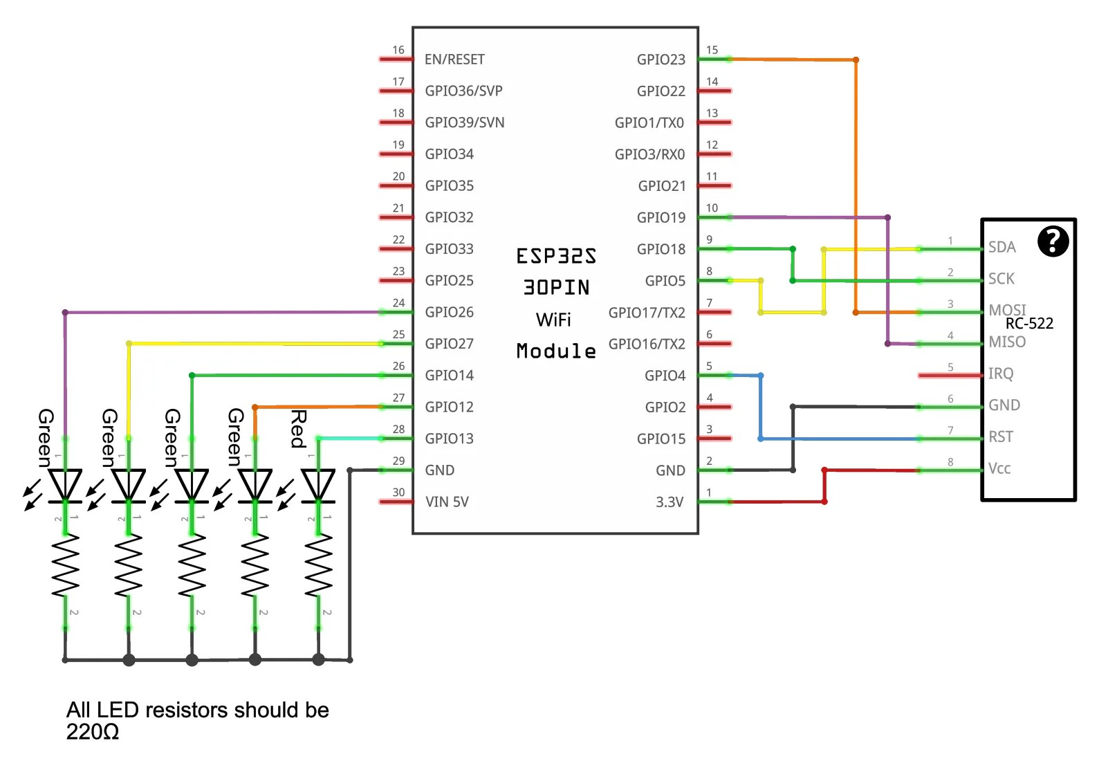 Simple Multilevel Rfid Sercurity Using Esp32 and RC522 : 16 Steps