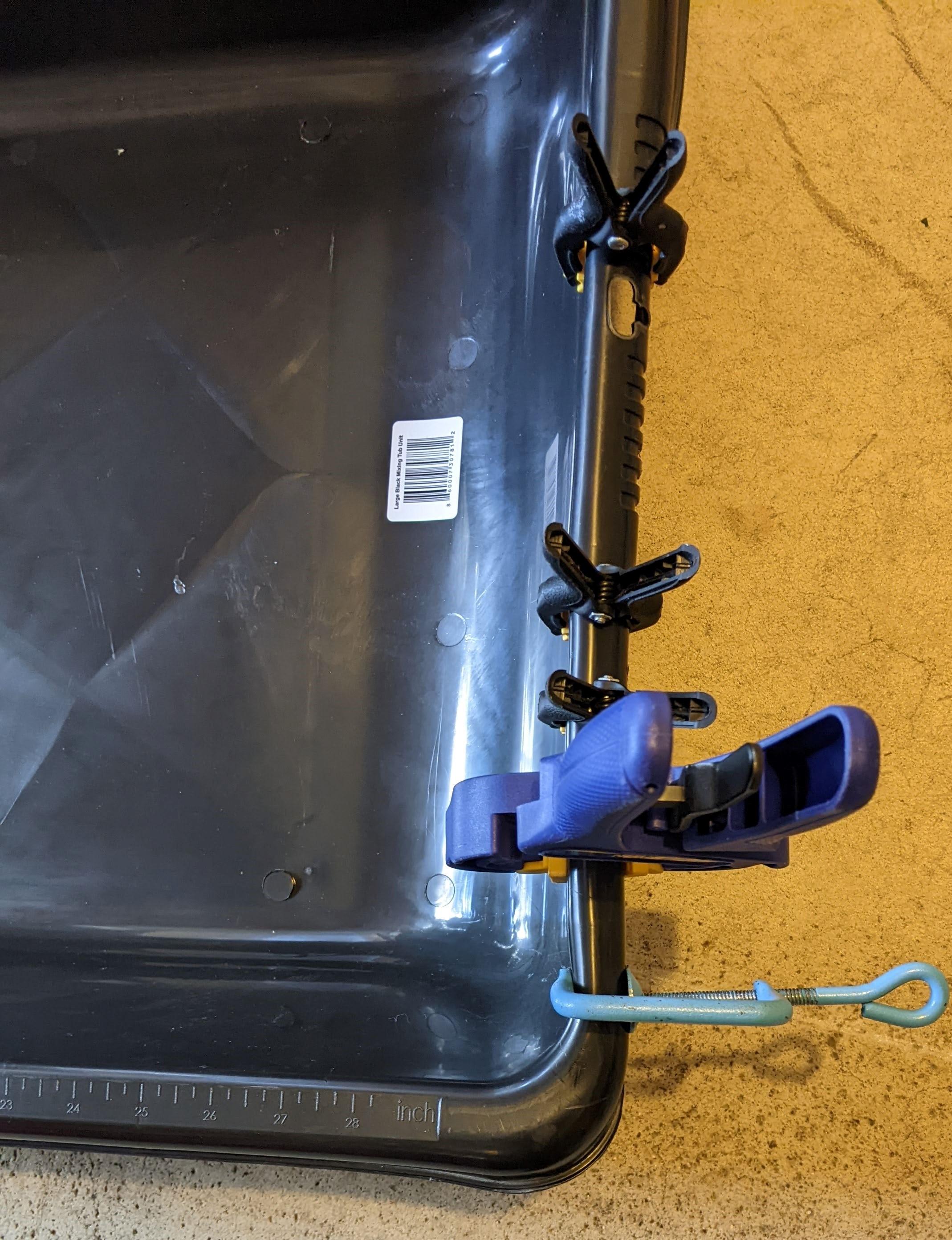 Fit Cement Mixing Bin Using Hair Dryer Into Critter Nation Cage 8