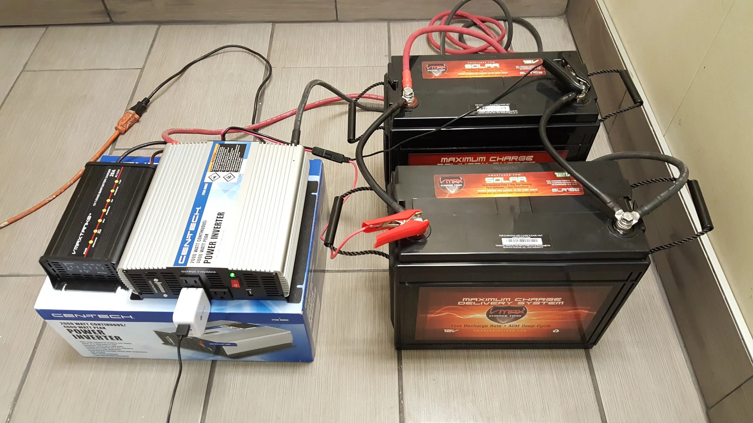 Diy Size & Build A Battery Power Backup Generator W/ 12V Deep Cycle Batteries : 5 Steps (With Pictures) - Instructables