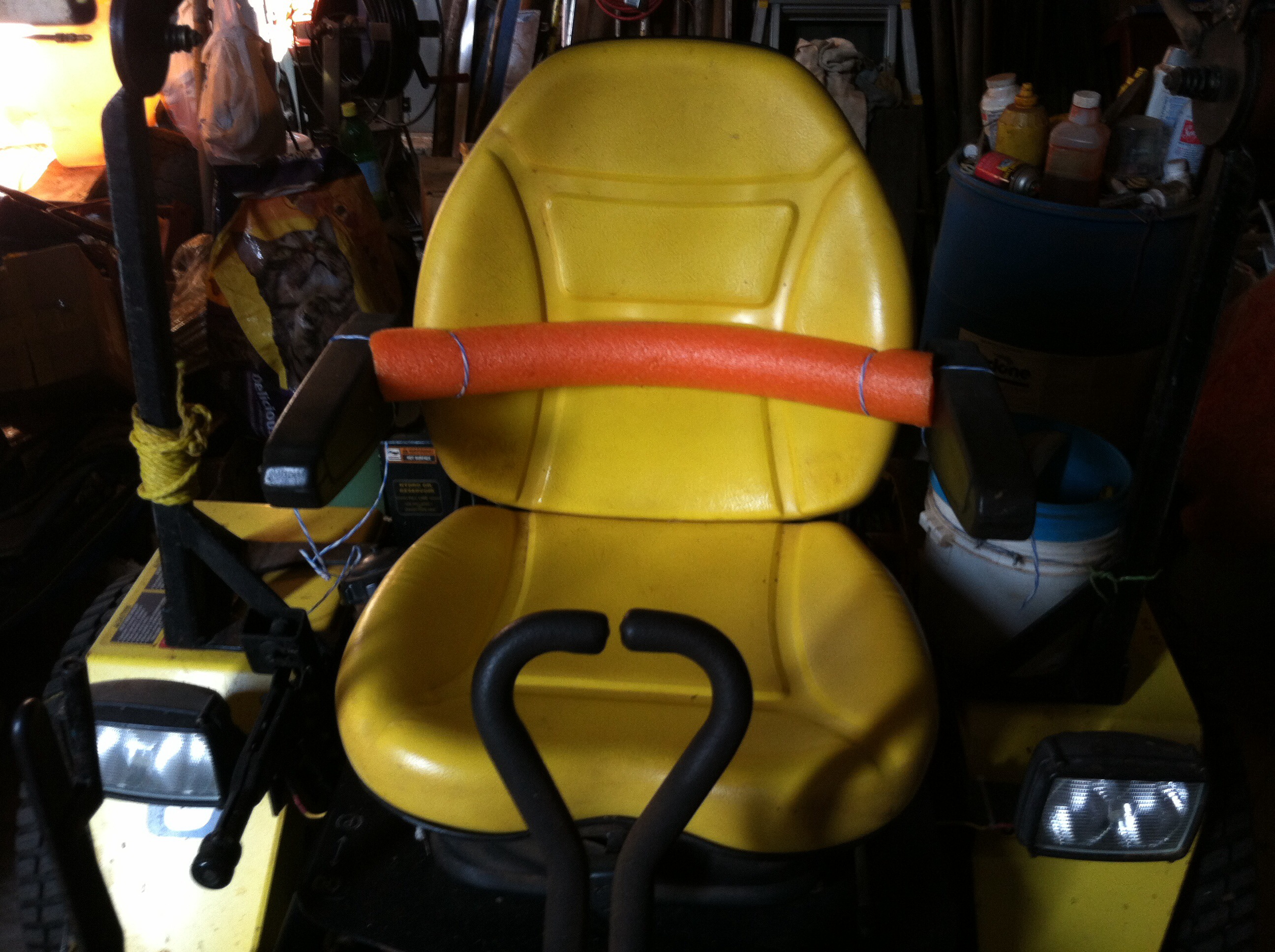 Lawn Mower Lumbar Support 5 Steps Instructables