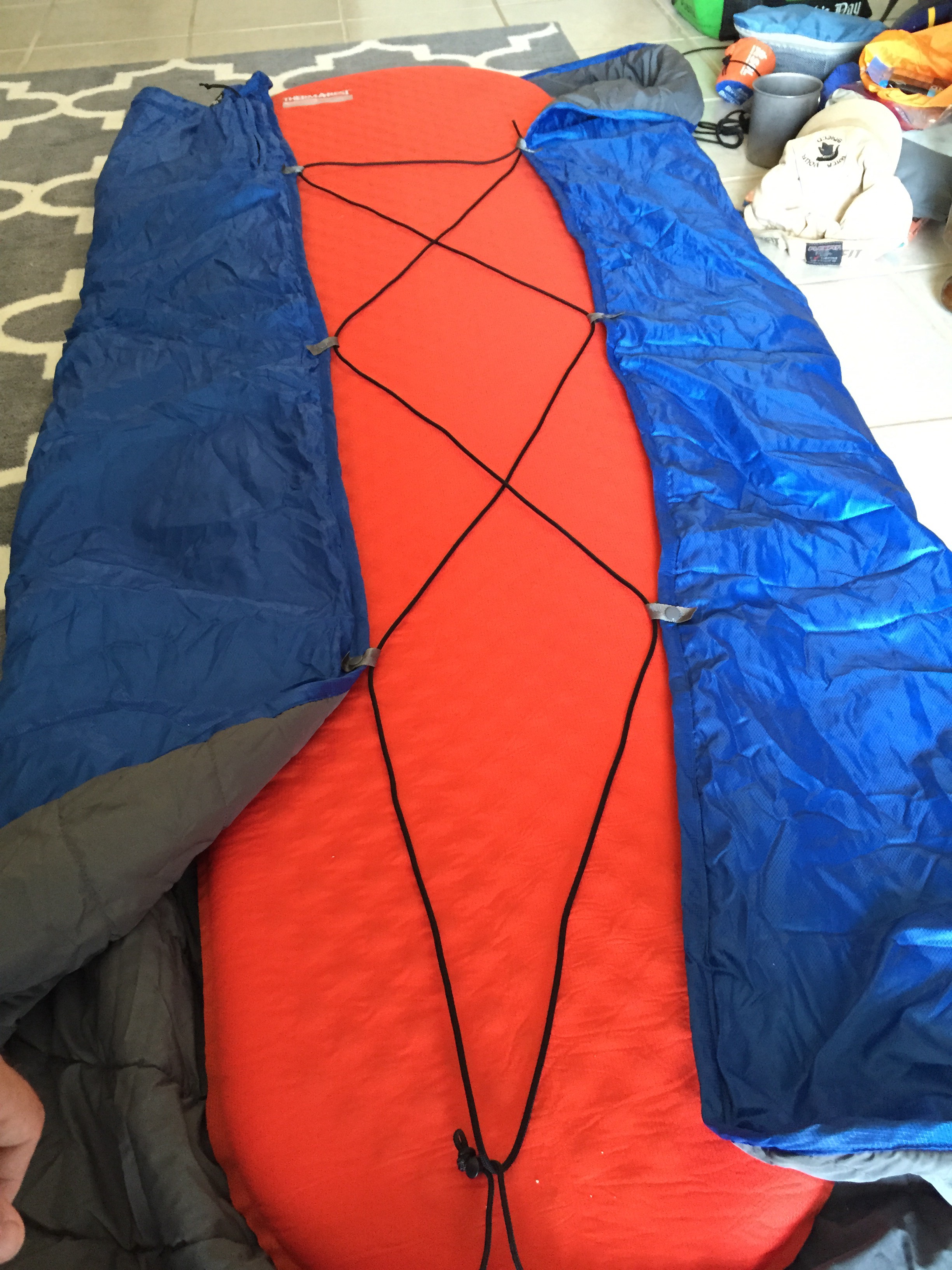 Thermarest Blanket Draft Reduction and Heat Regulation 6 Steps