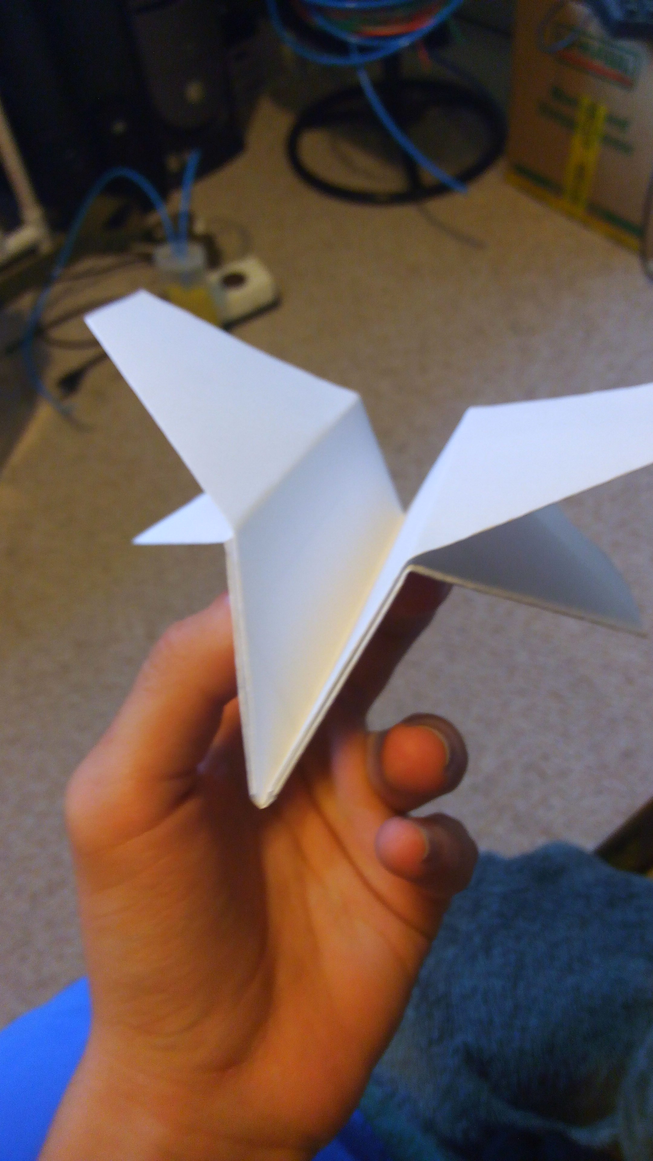 X WING PAPER AIRPLANE, AWAY! 5 Steps Instructables