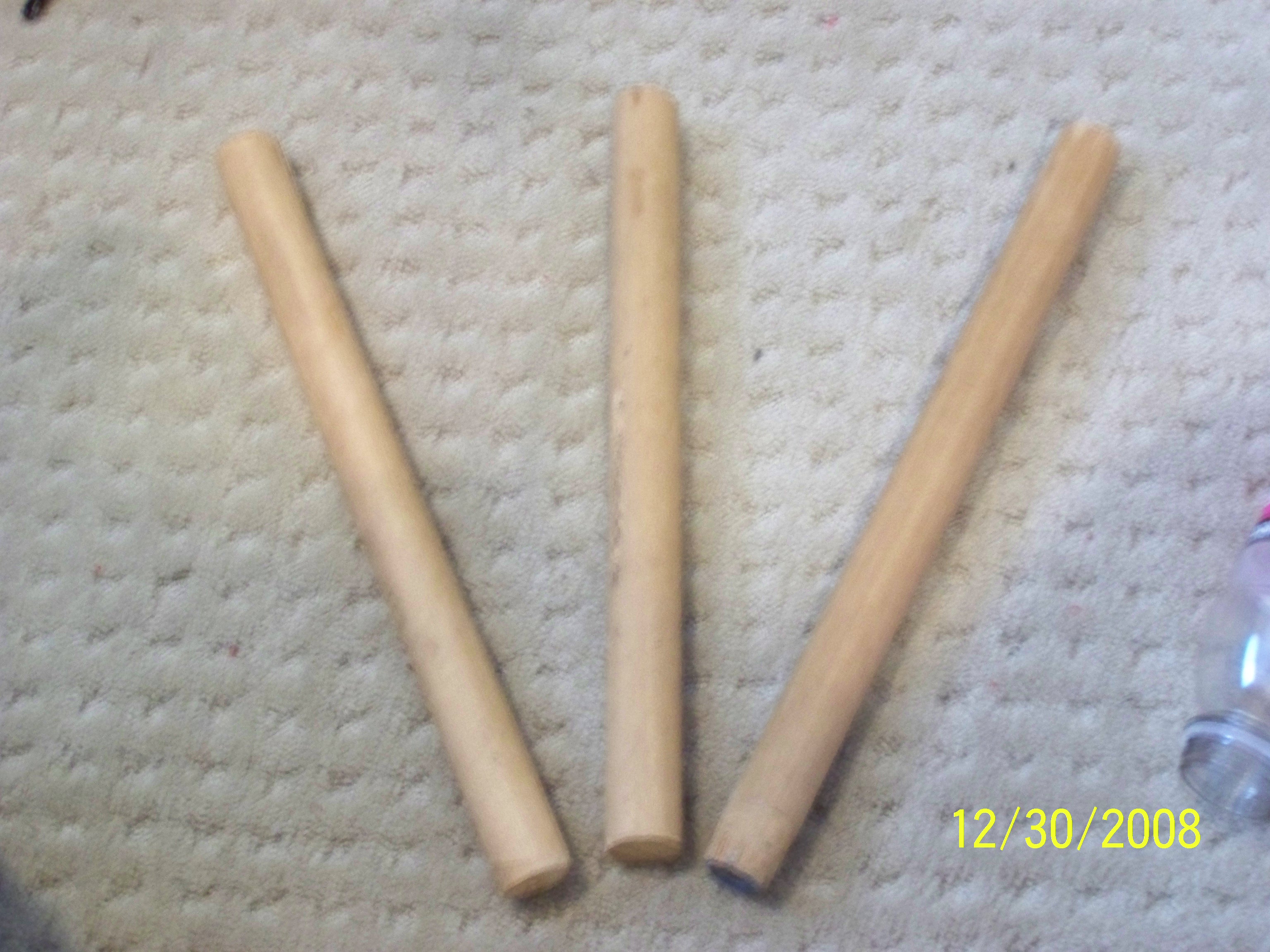 Weighted Juggling Clubs! 4 Steps Instructables