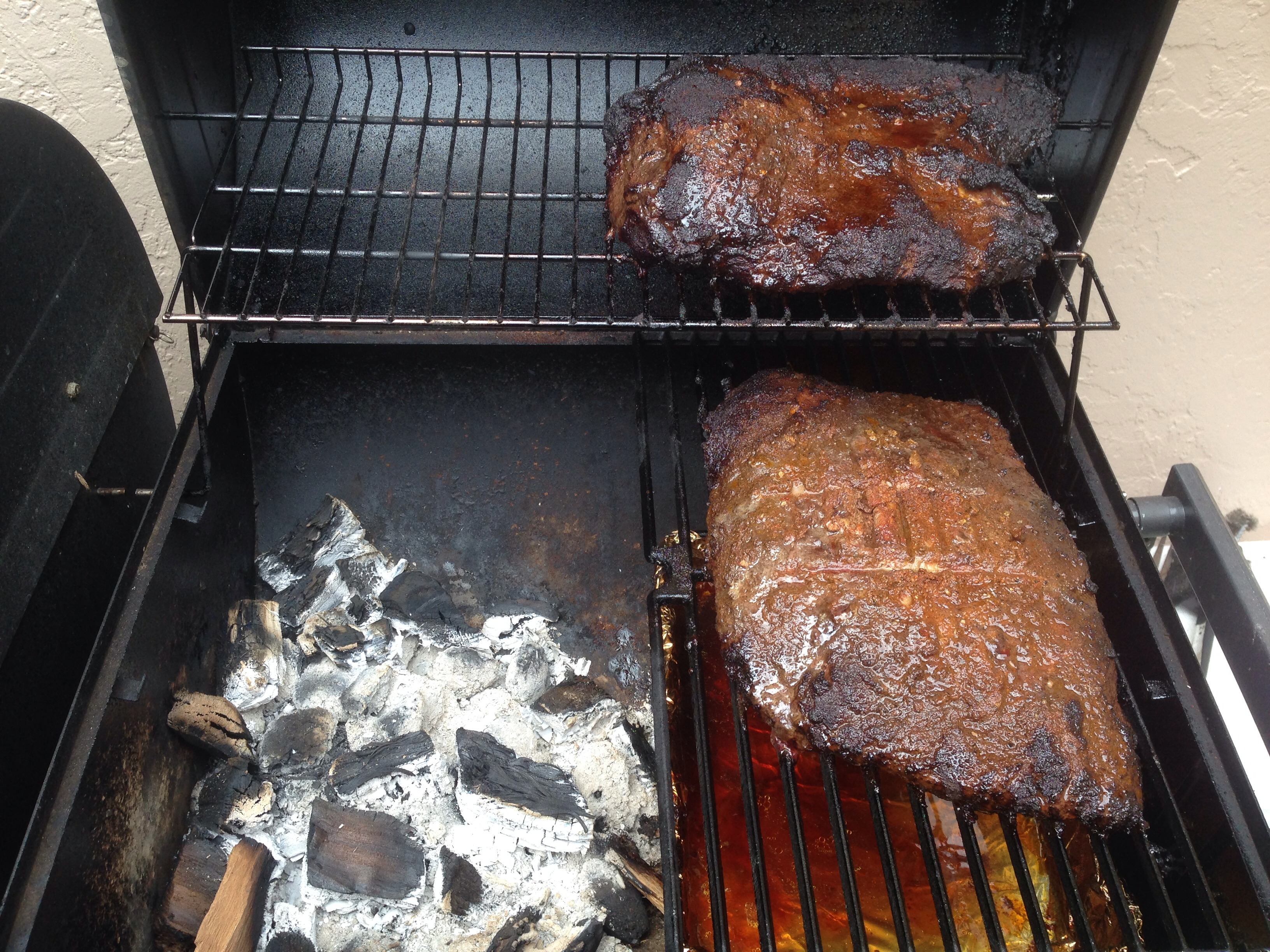 Smoked Brisket on BBQ Pit Without Smoker Box 19 Steps (with Pictures