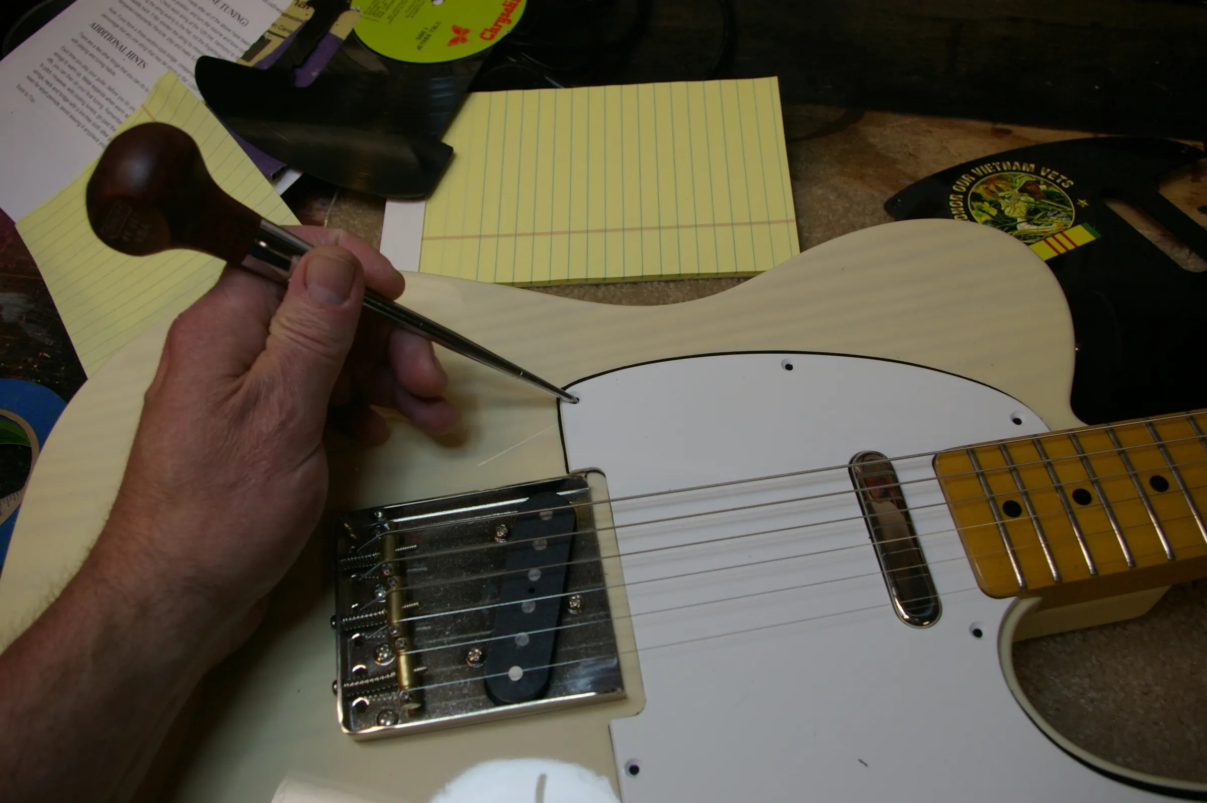 Vinyl Record Pickguard for Guitar 7 Steps (with Pictures) Instructables