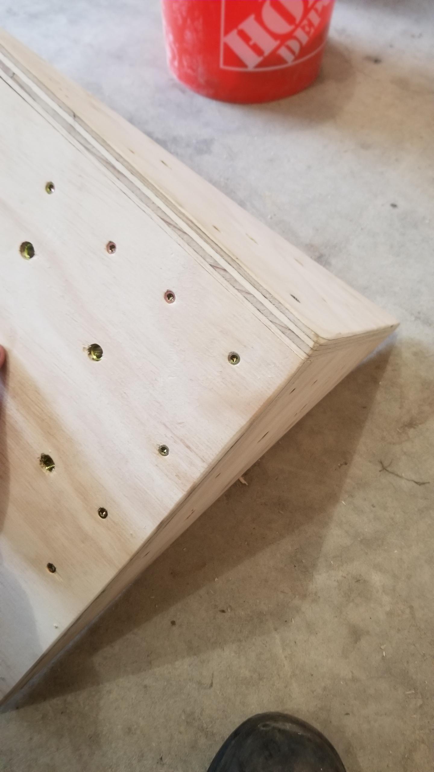 How to Build a Garage Bouldering Wall With Inside Storage Shelves 13