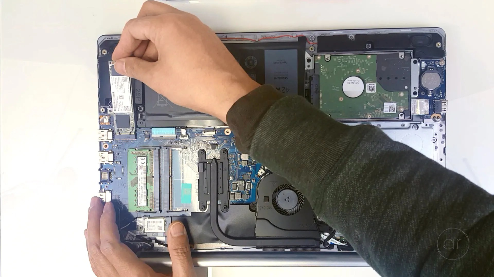 How to Disassemble a Dell Inspiron 15 5570 Laptop to Install an M.2 SSD