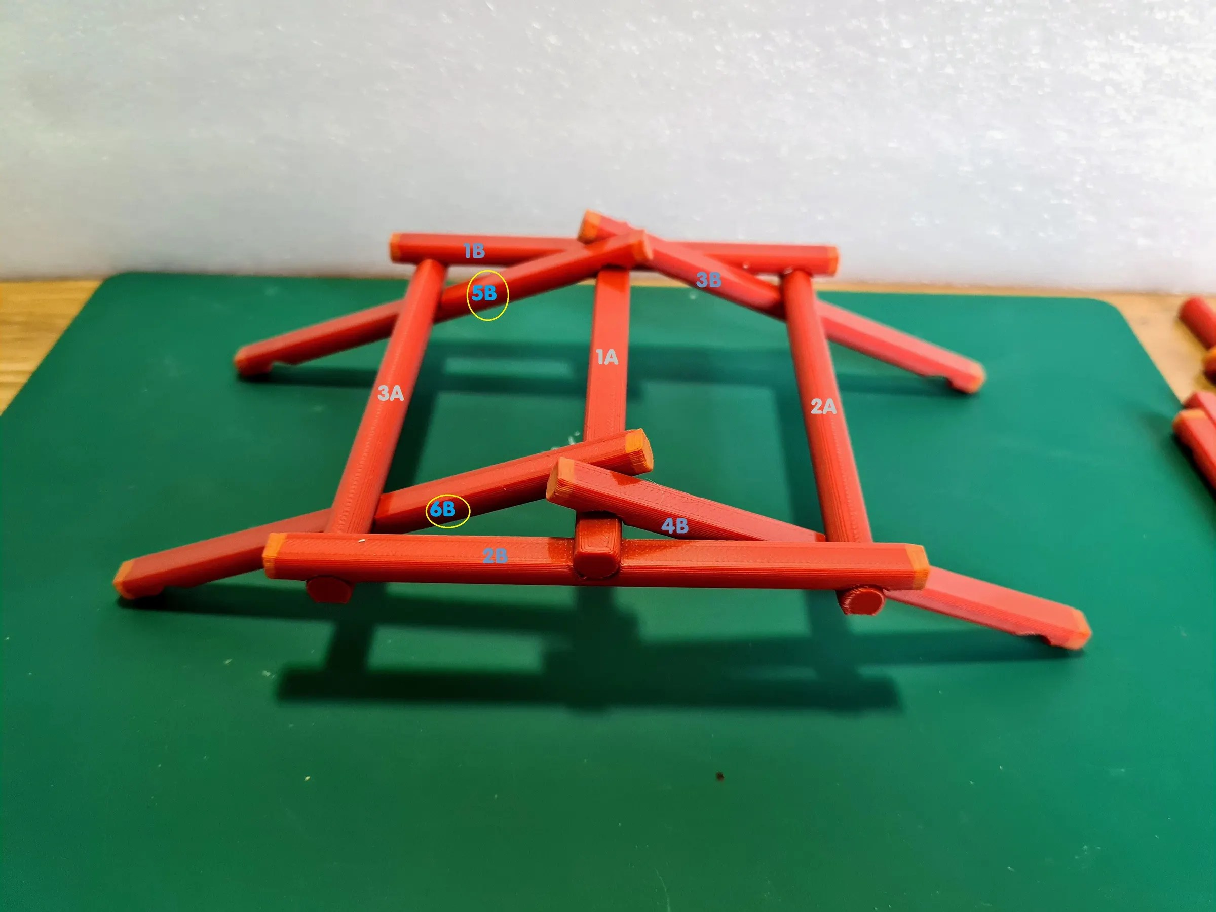Make a Da Vinci Bridge Using Household Items (with 3D Printable Option
