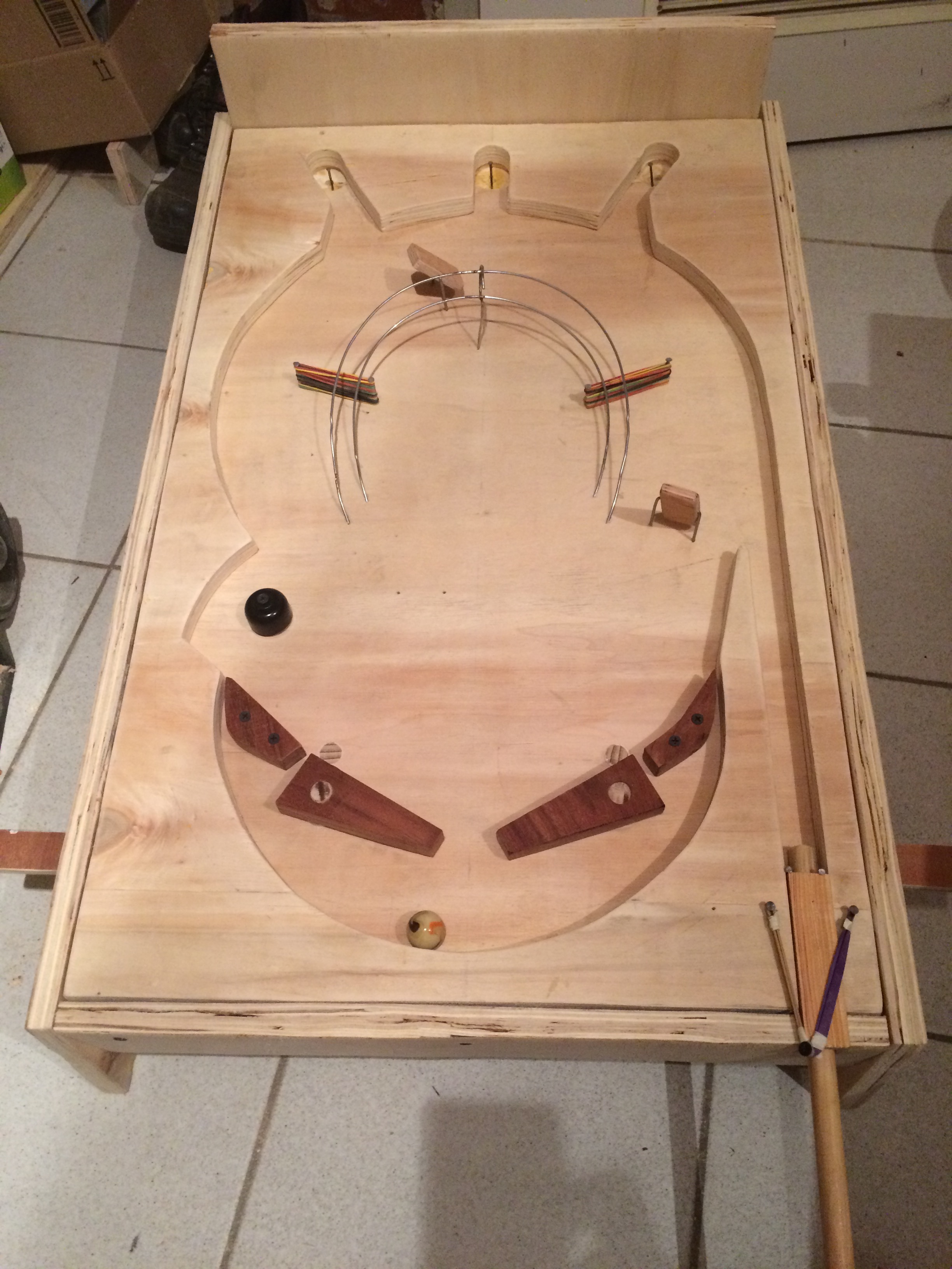 Wooden Pinball Table 7 Steps Instructables