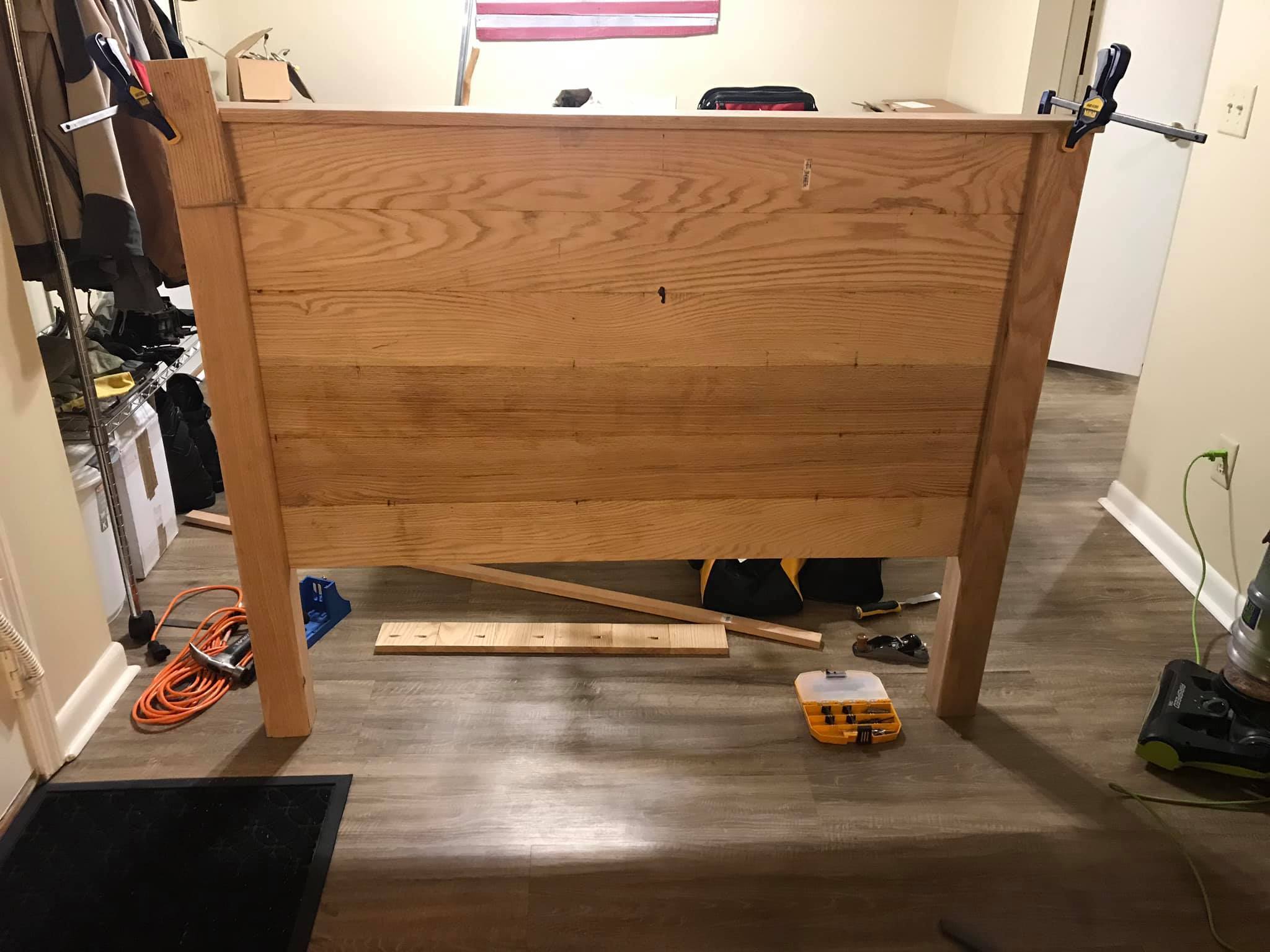 Rustic Red Oak Queen Headboard 9 Steps (with Pictures) Instructables