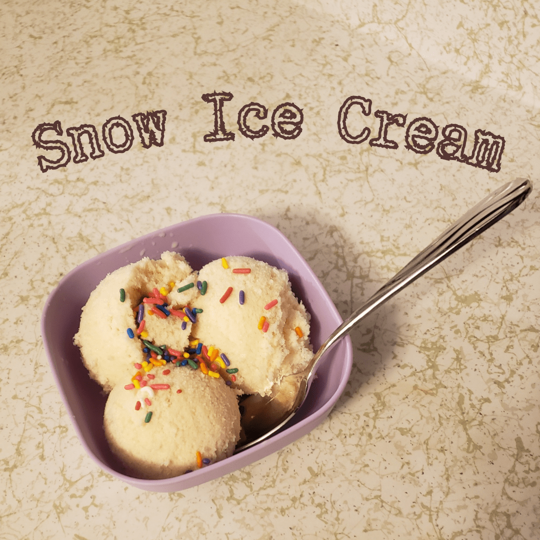 Snow Ice Cream 3 Steps Instructables
