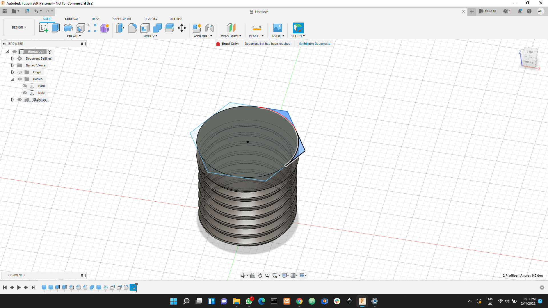3D Printed Fittings for Silicone Tubing (Fusion 360) 8 Steps (with