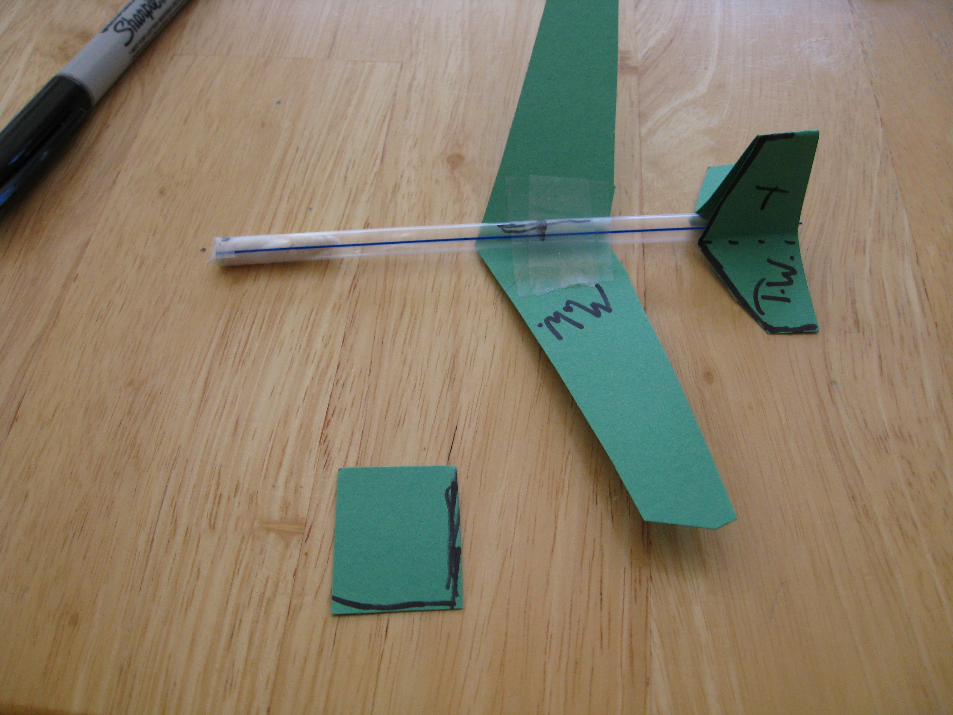 Awesome Straw Plane 6 Steps Instructables