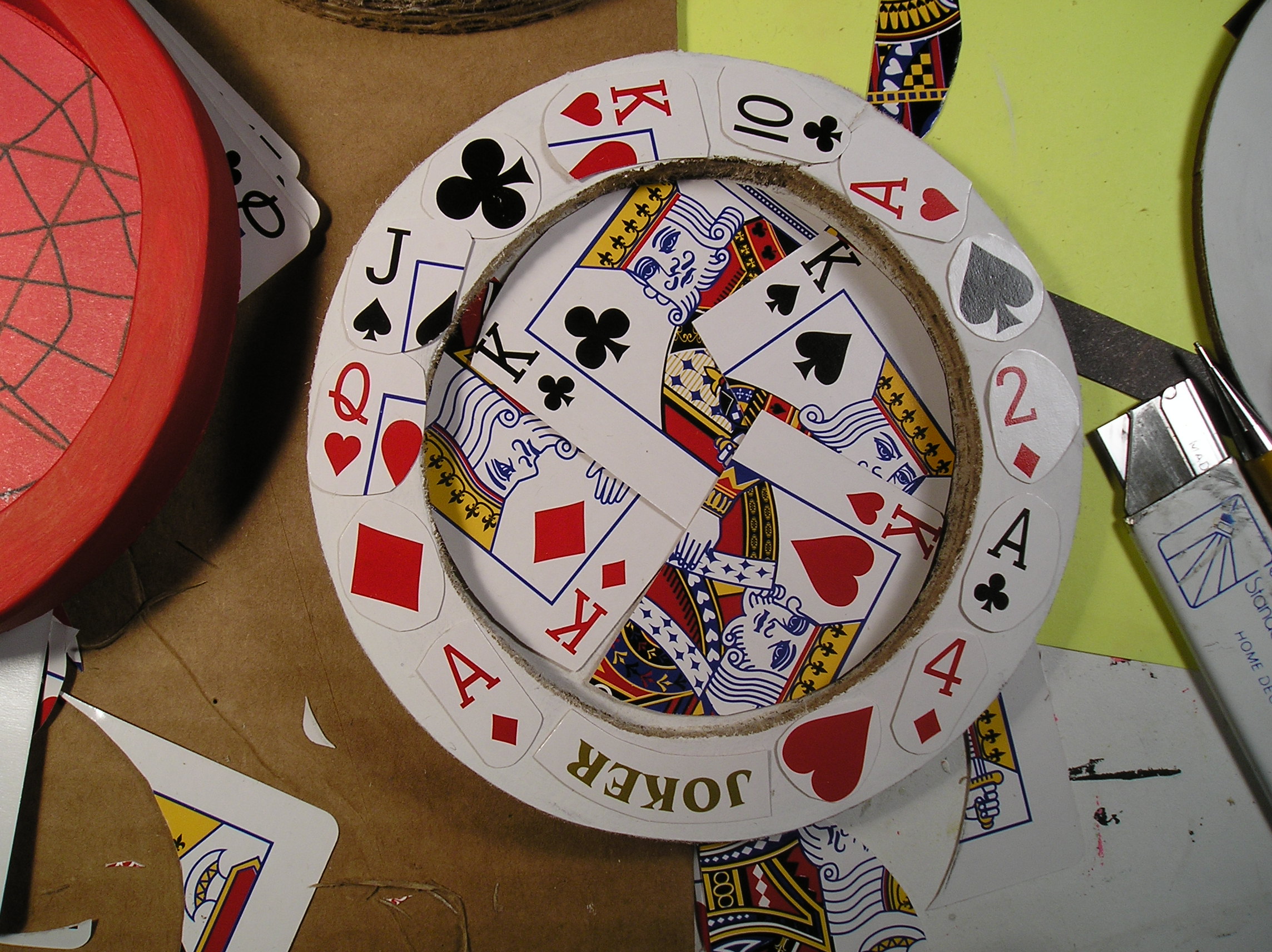 Making Cheap Cardboard Coasters 8 Steps Instructables