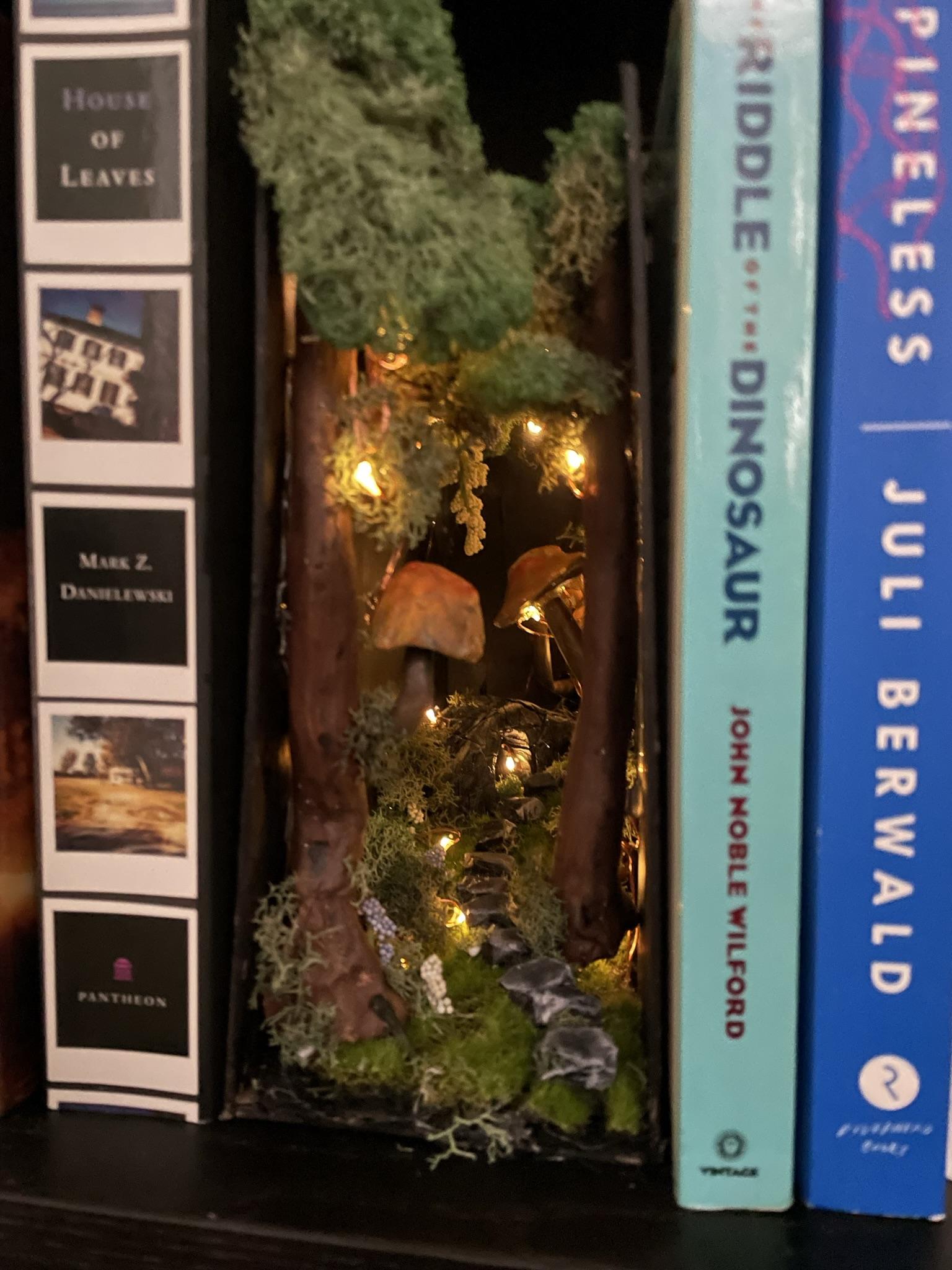 Mushroom Forest Book Nook 16 Steps (with Pictures) Instructables