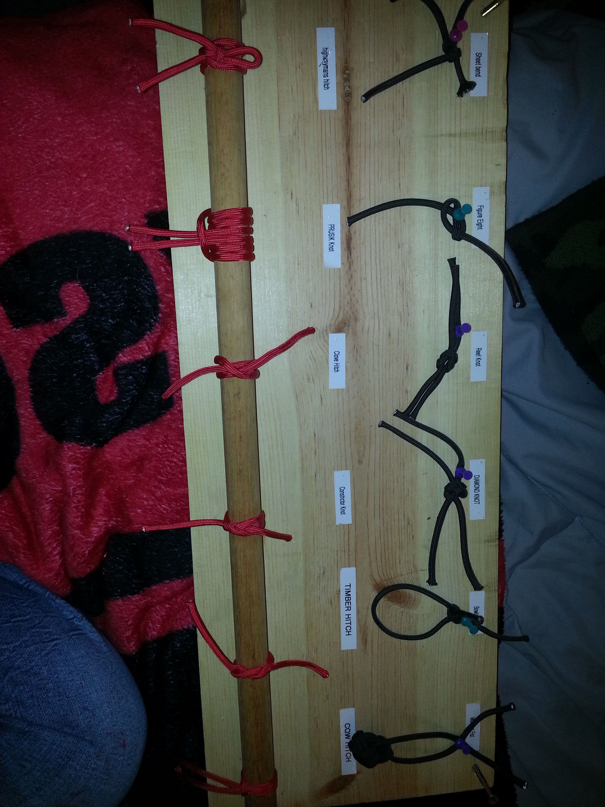 Knot Display Board 4 Steps Instructables