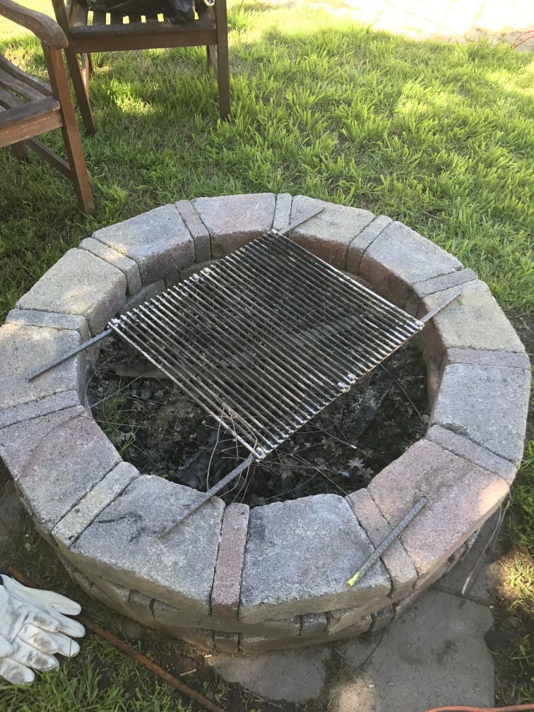 DIY Outdoor Fireplace Grill I Am Chris