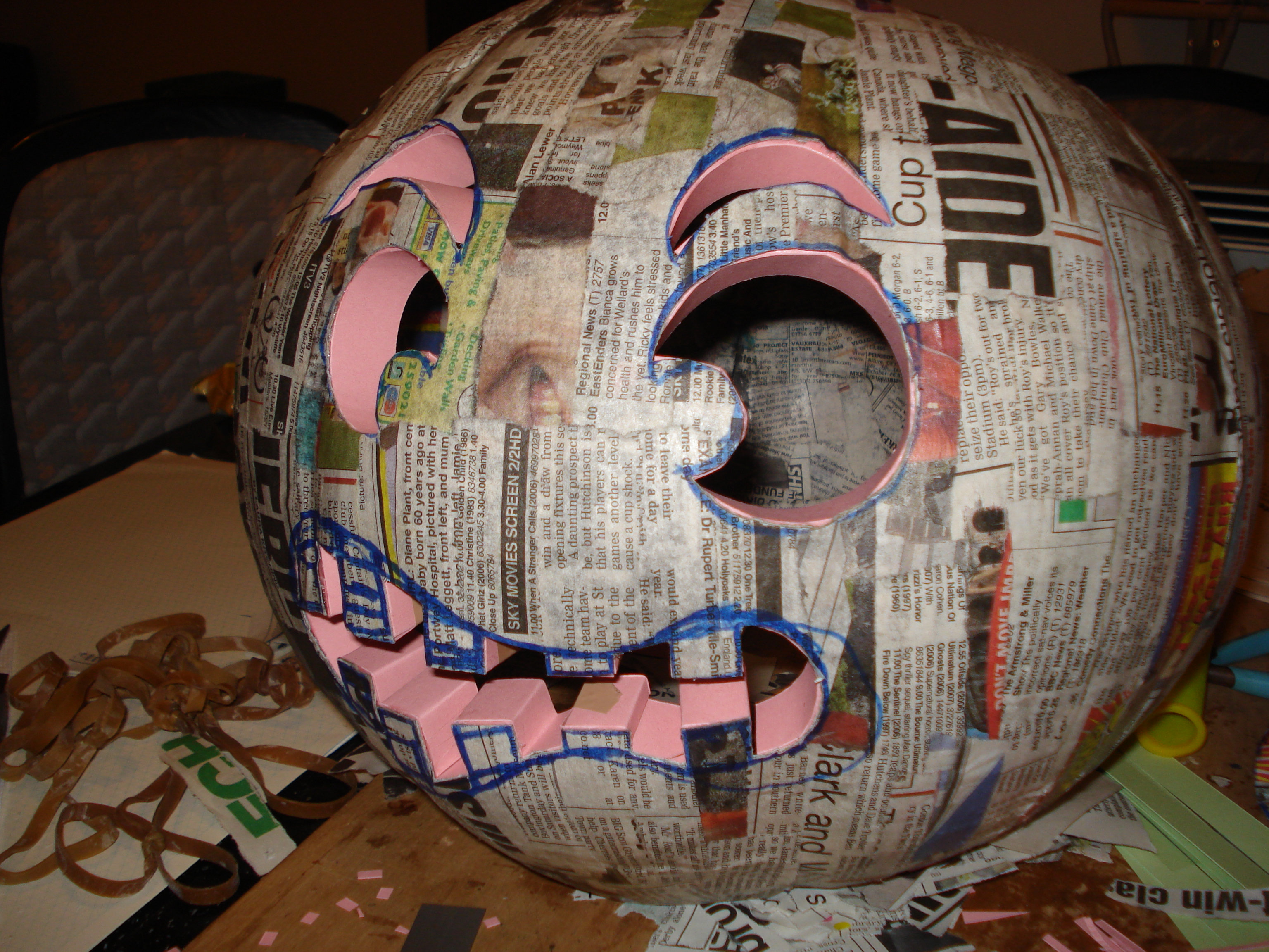 Pumpkin Head Halloween Costume 6 Steps Instructables