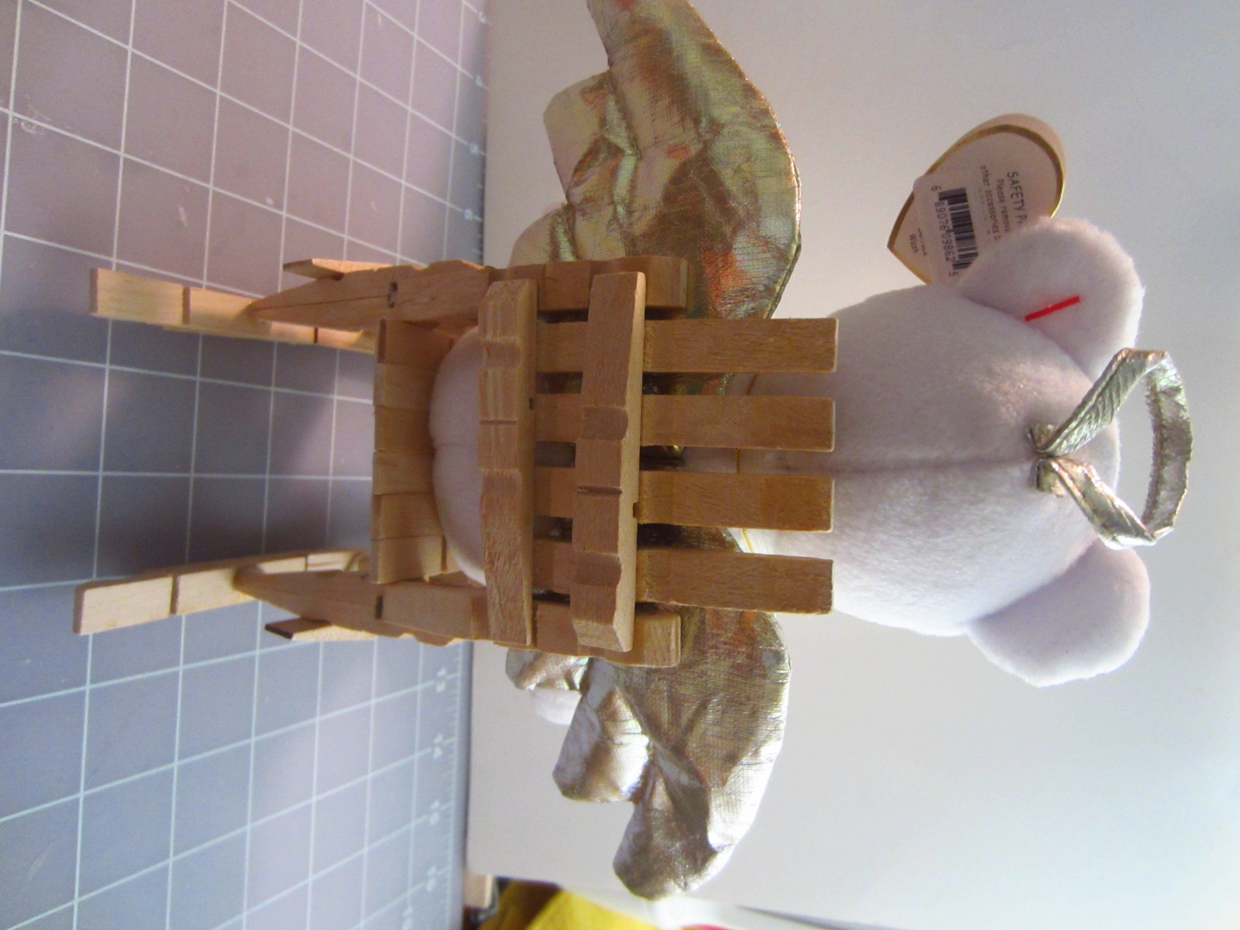 Clothespin Rocking Chair So Easy to Make Instructables