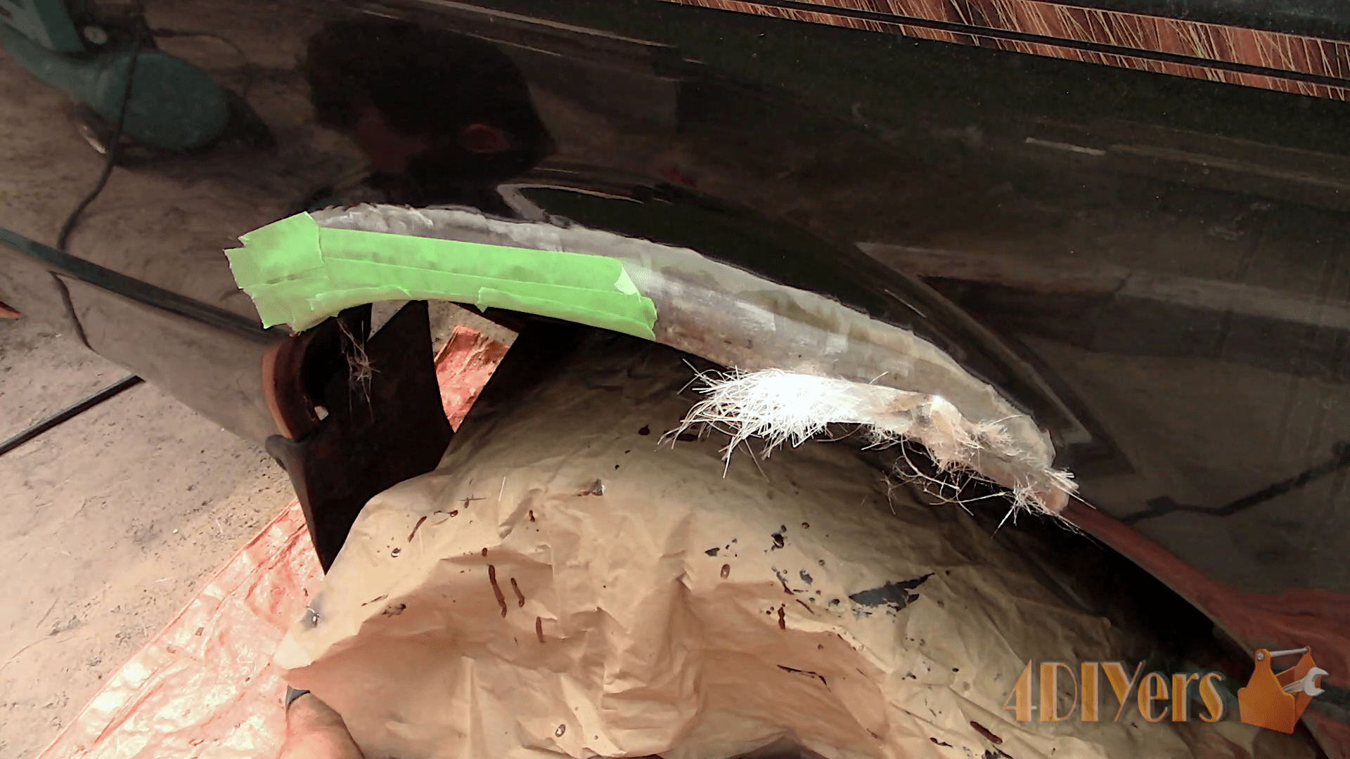 How to Fix Rust Holes on a Budget Using Fiberglass NO WELDING 10