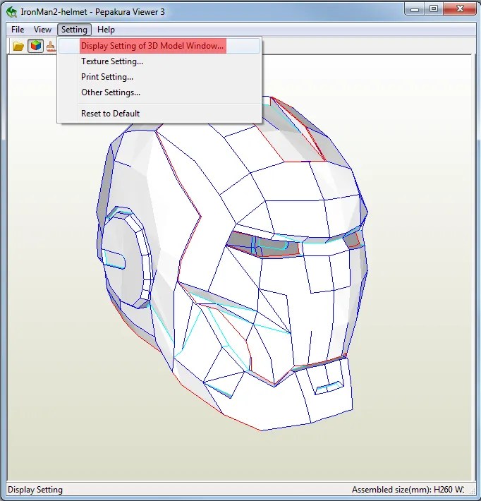 Scale size in pepakura viewer partnersasilq
