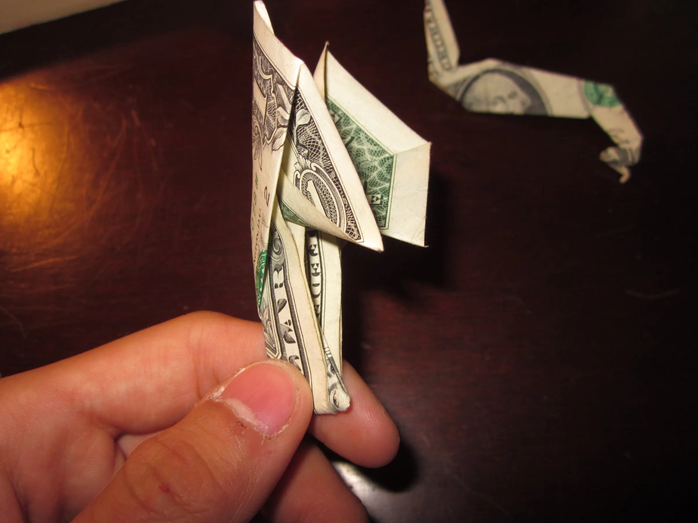 dragon dollar bill origami