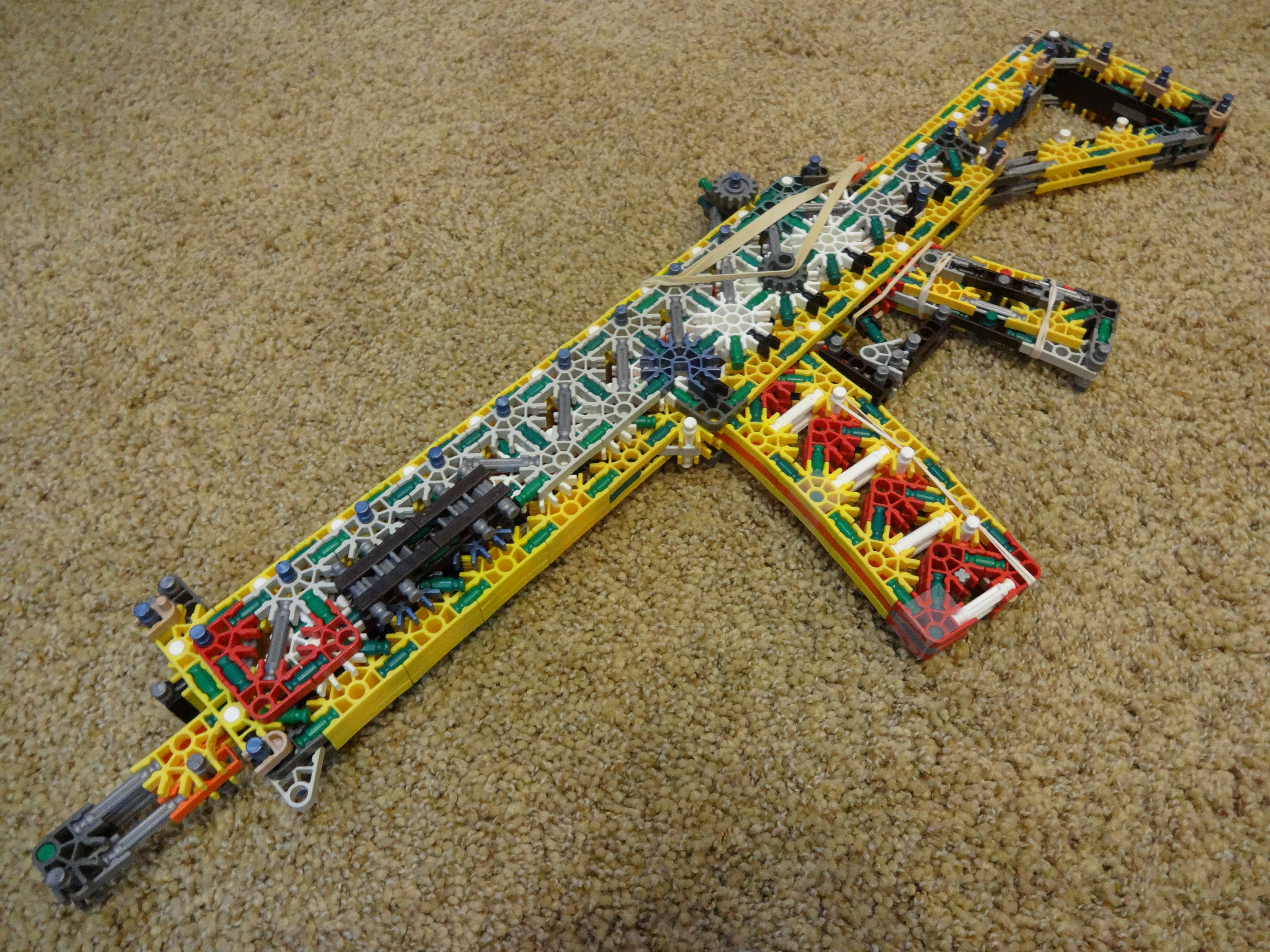 K'NEX Gun Reliable (R3) (Build) 10 Steps Instructables