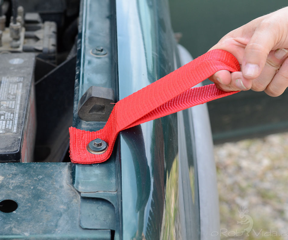 Adding a Mounting Point to a Vehicle That Has Nowhere to Tie Down a