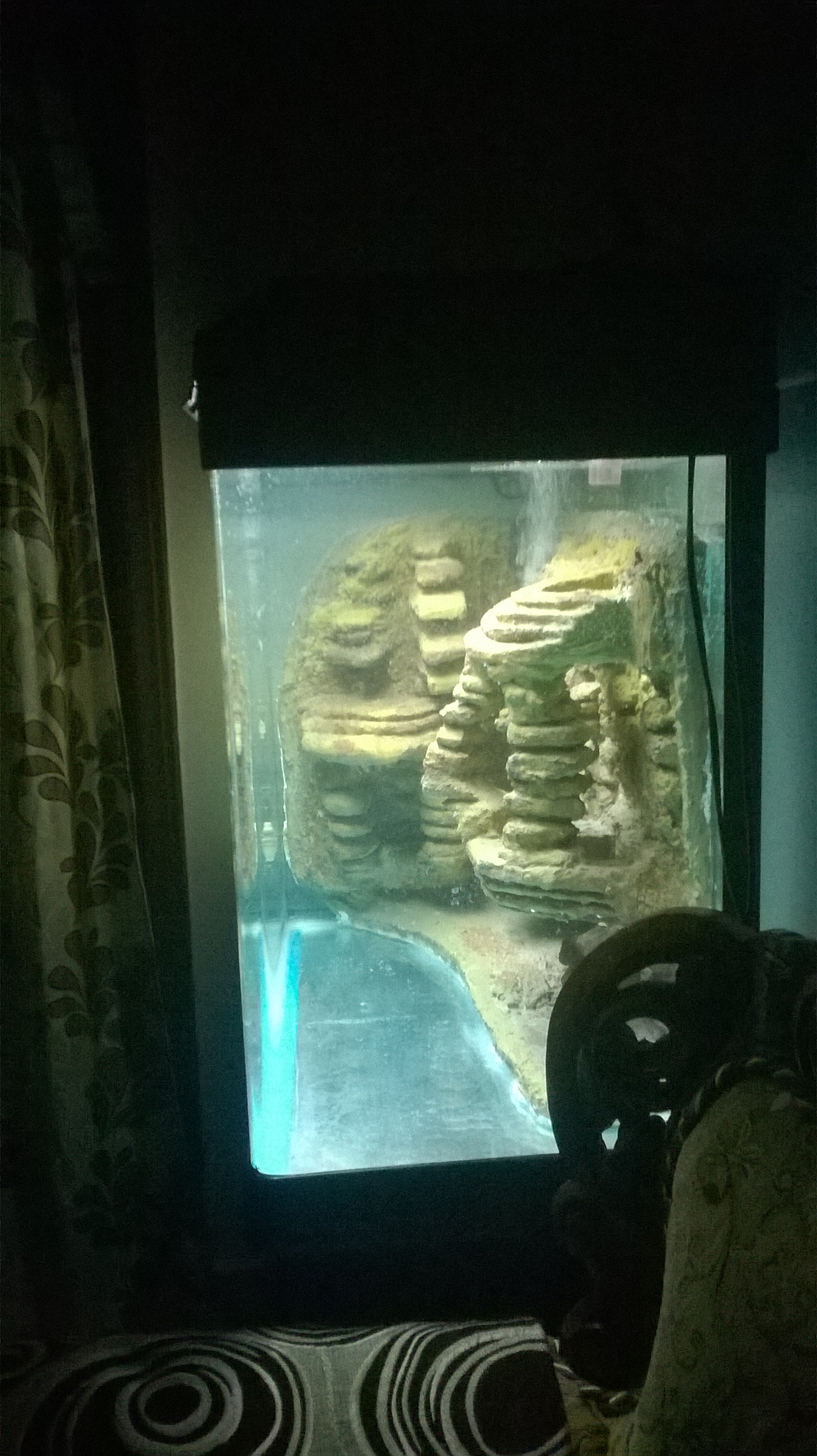 Aquarium 3D Background With Cement and Thermocol(Styrofoam) 12 Steps