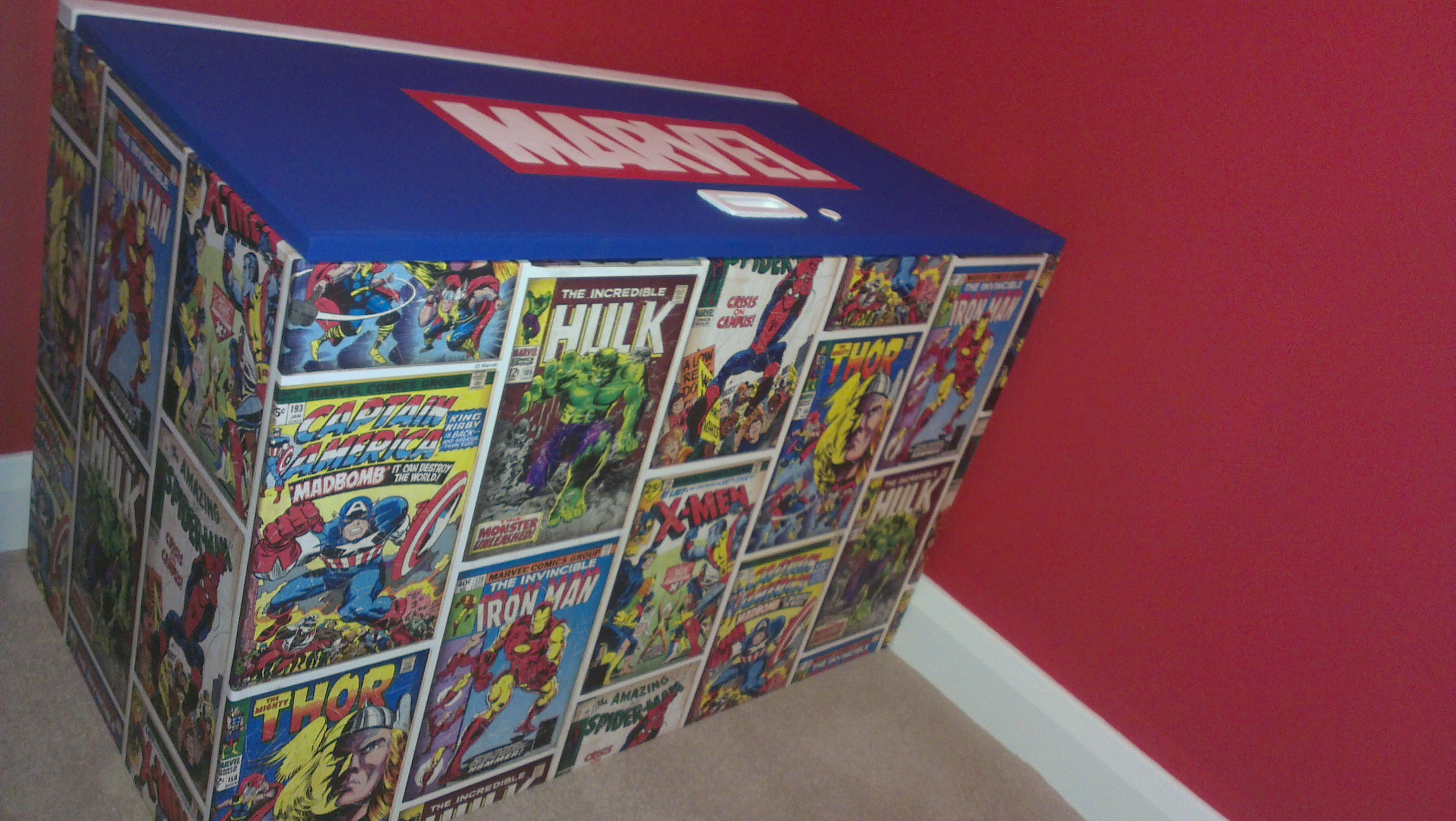 Hulk Large Comic Book Hard Box Chest MDF craibas.al.gov.br