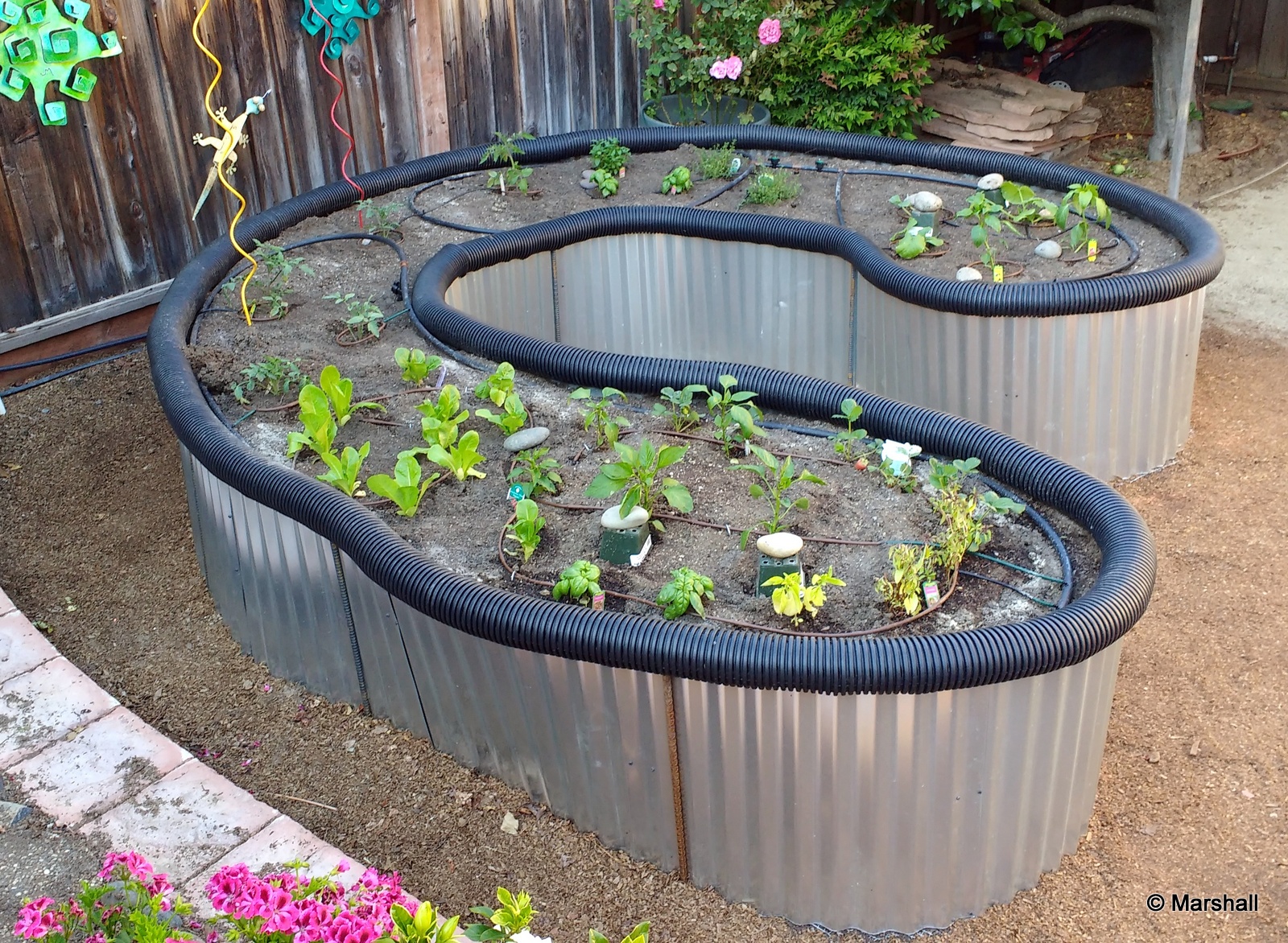 Raised Garden Beds With Metal Roofing Garden Design Ideas