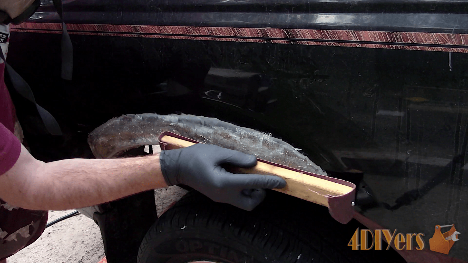 How to Fix Rust Holes on a Budget Using Fiberglass NO WELDING 10