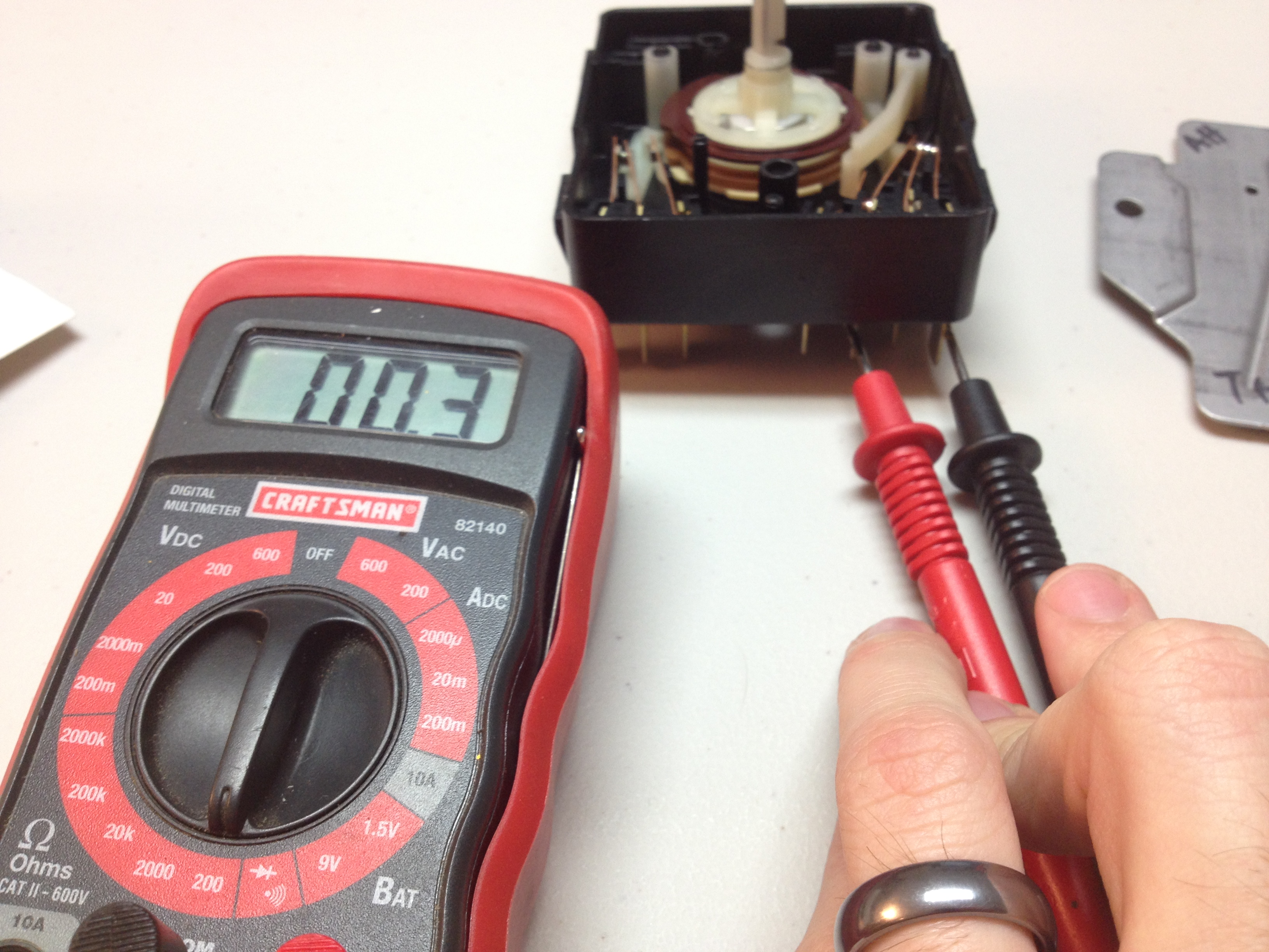 Test and Repair a Clothes Dryer Switch 4 Steps Instructables