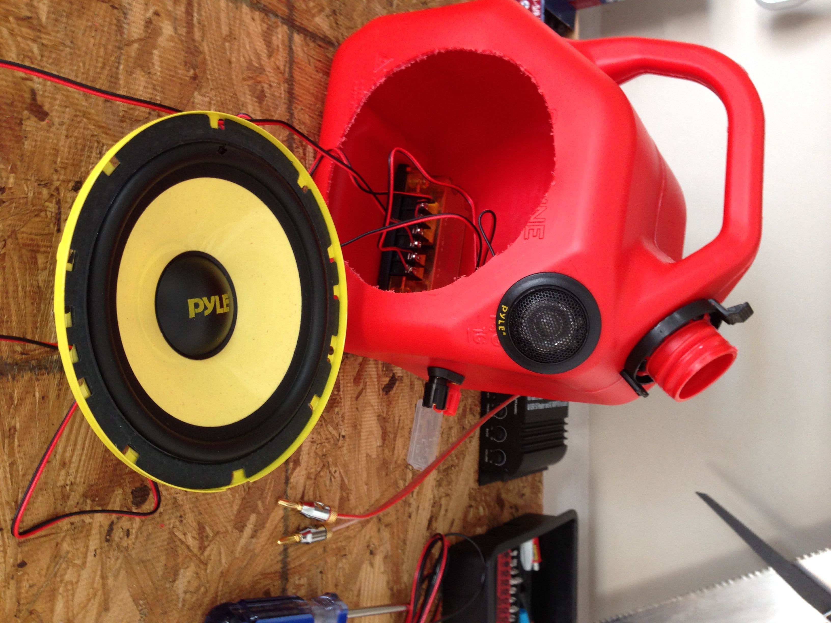 Gas Can Speakers 5 Steps (with Pictures) Instructables