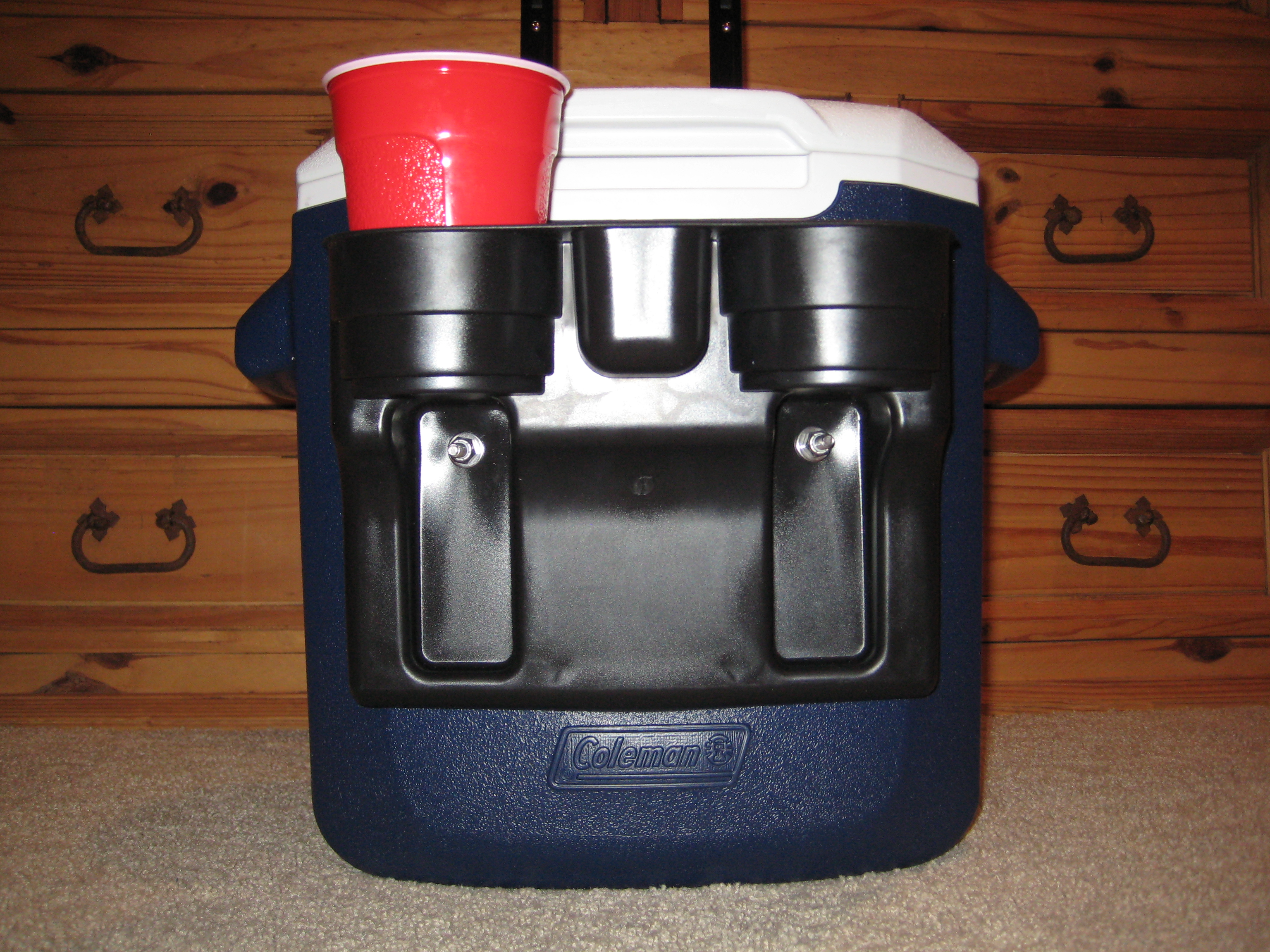 Mounting Cup Holders to a Mini Cooler 6 Steps Instructables