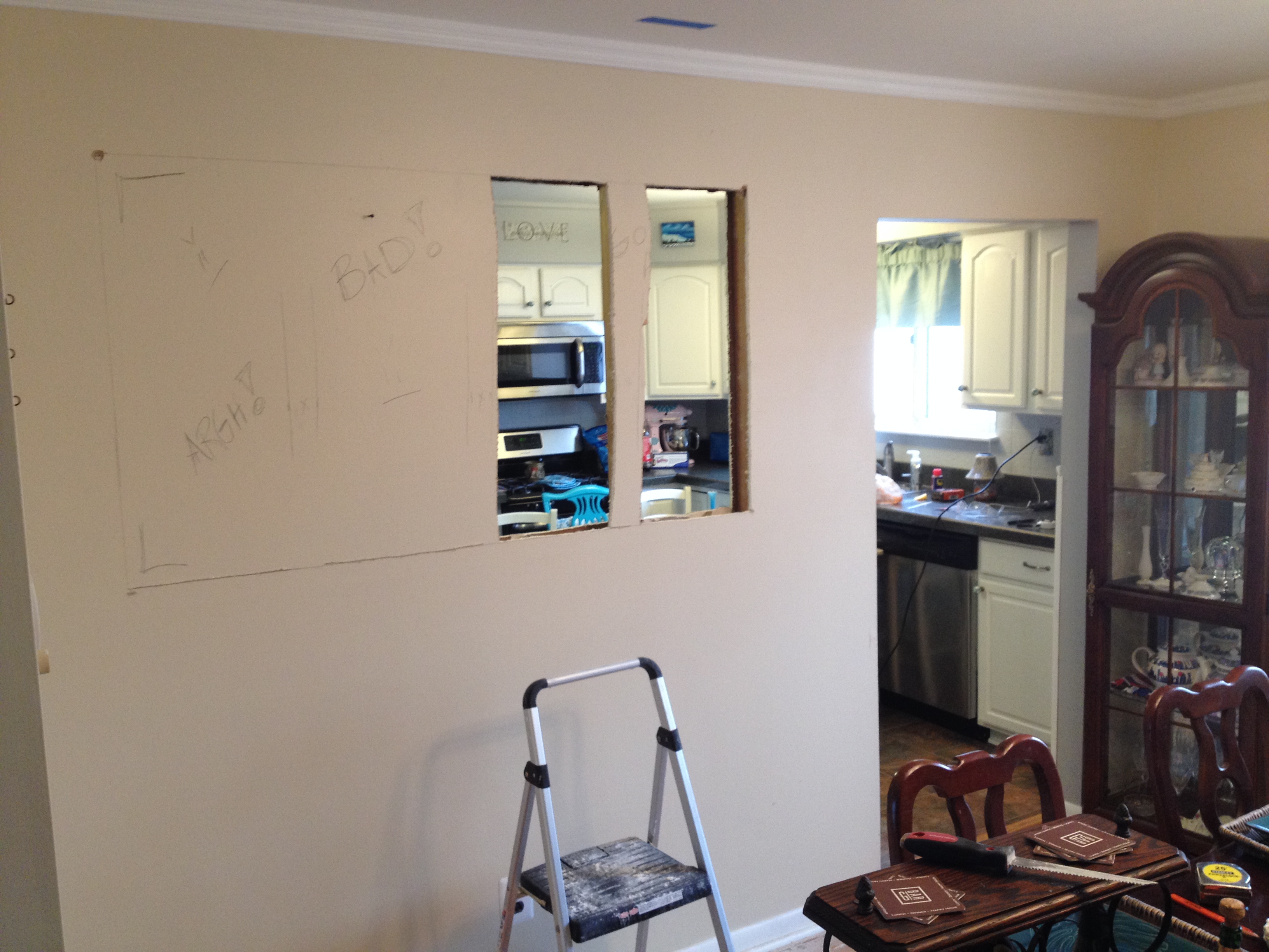 Kitchen Wall Pass Through 9 Steps (with Pictures) Instructables