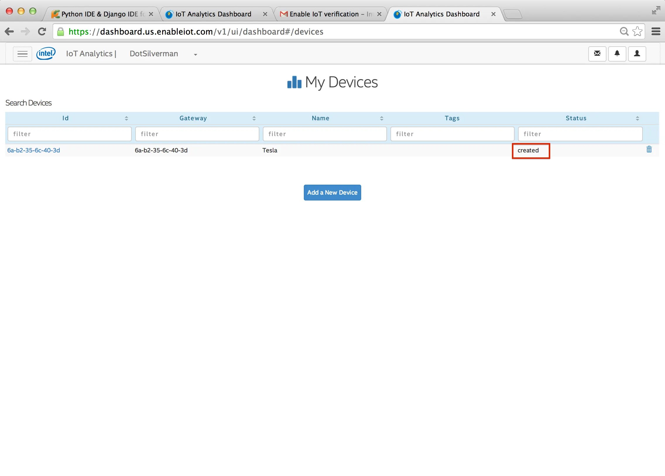 Intel IoT Analytics Dashboard 13 Steps (with Pictures) Instructables