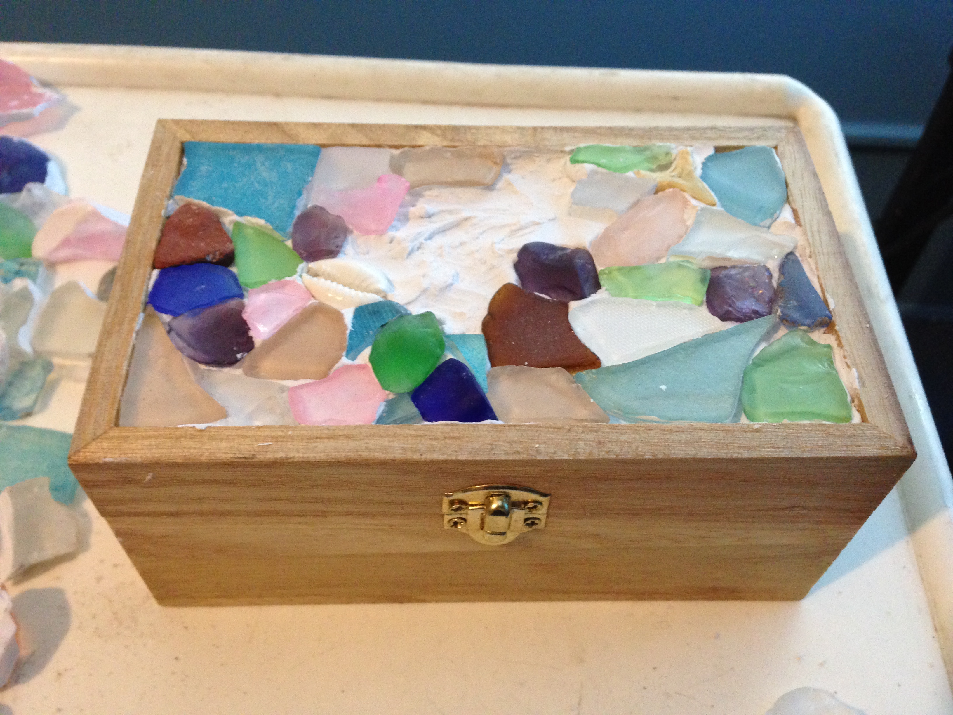 Sea Glass Mosaic Jewelry Box Instructables