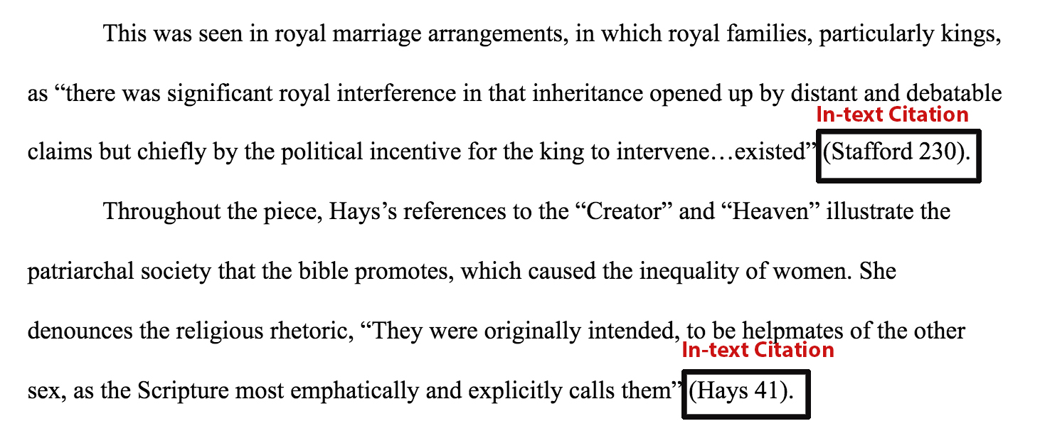 Mla In Text Citation Chapter In A Book / How To Cite A Short Story From