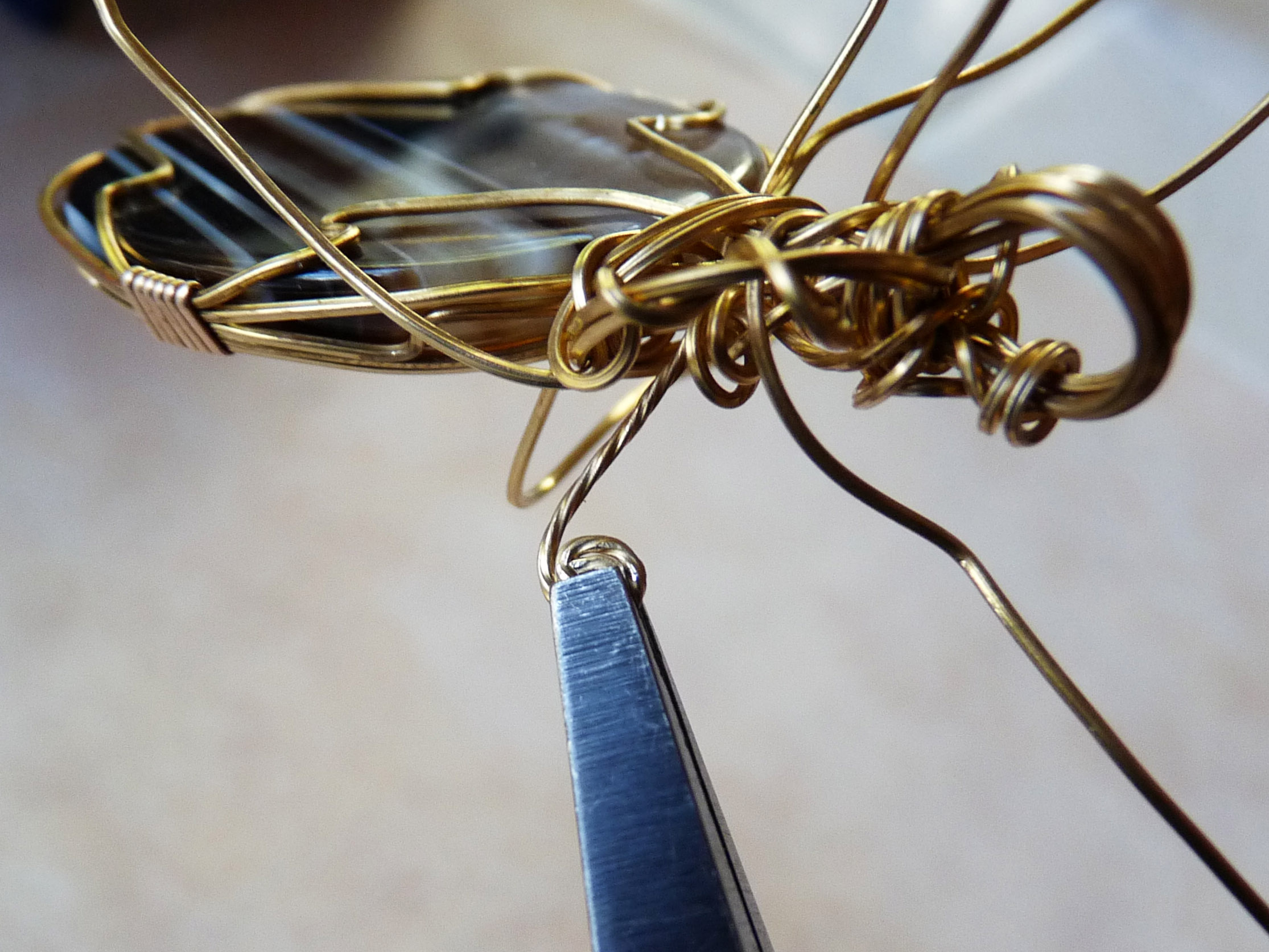 Wire Wrapped Pendant 11 Steps (with Pictures) Instructables